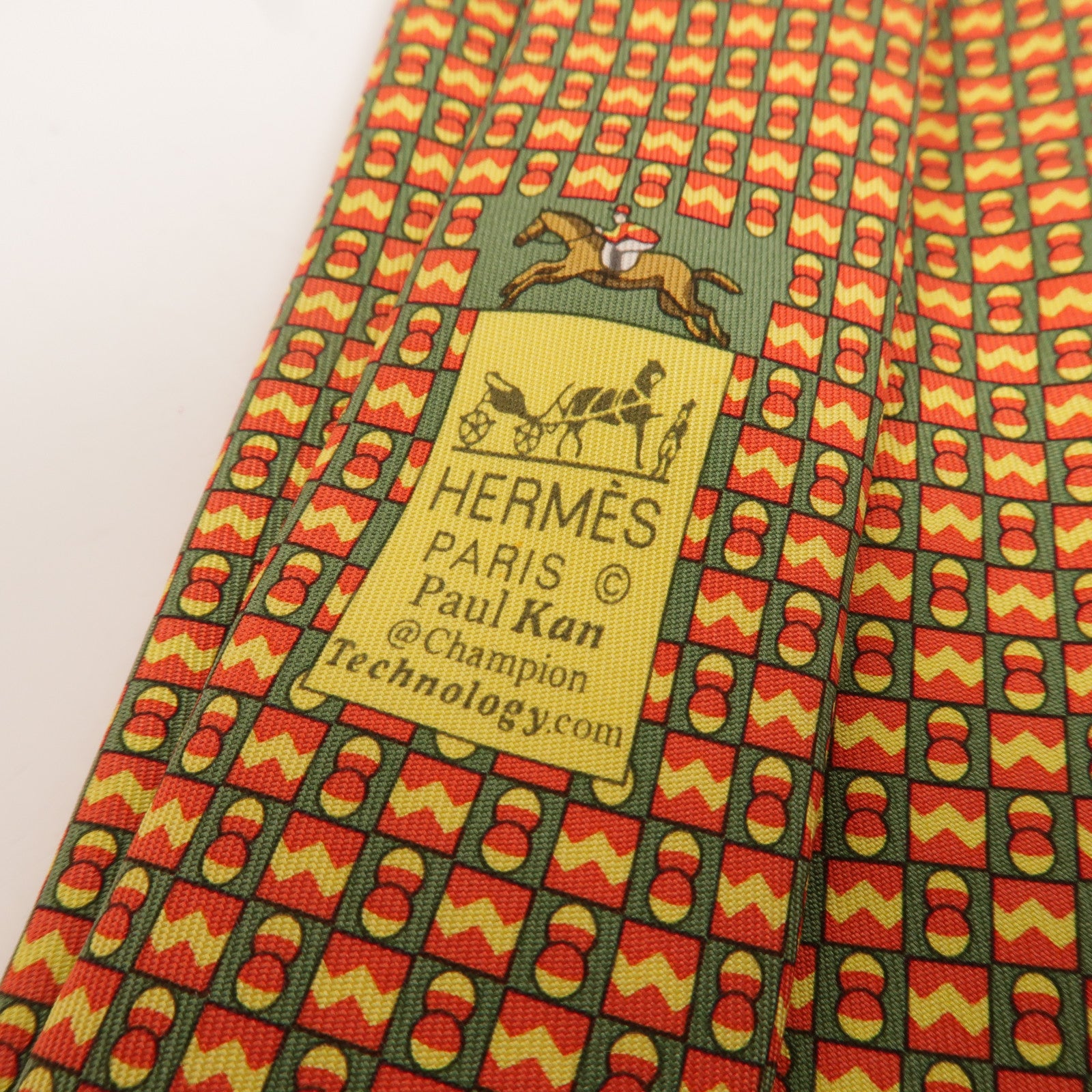 HERMES 絲質Necktie領帶