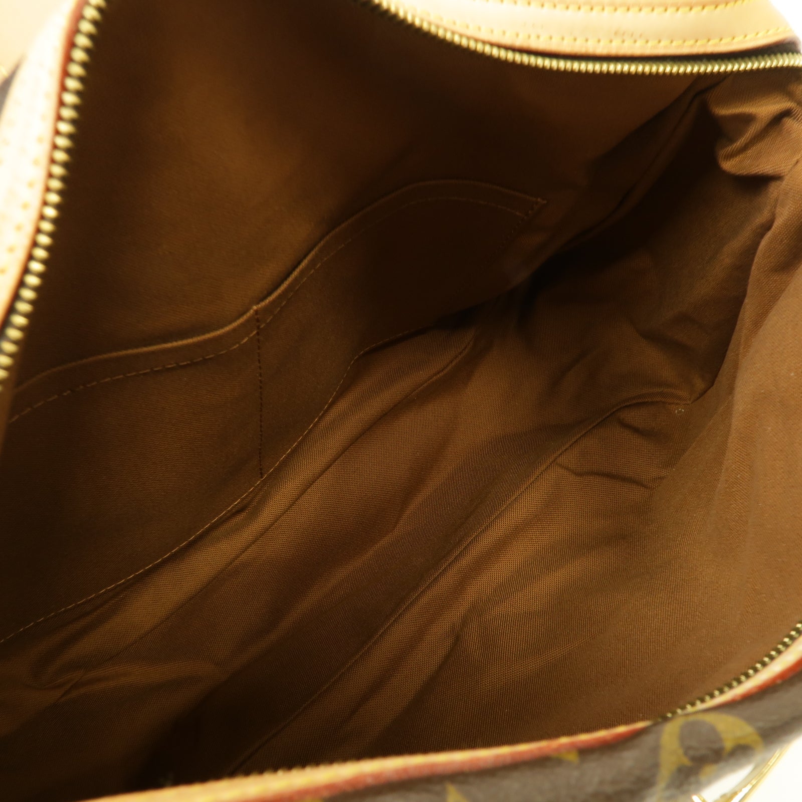 LOUIS VUITTON Monogram Stresa PM金扣肩背袋棕色