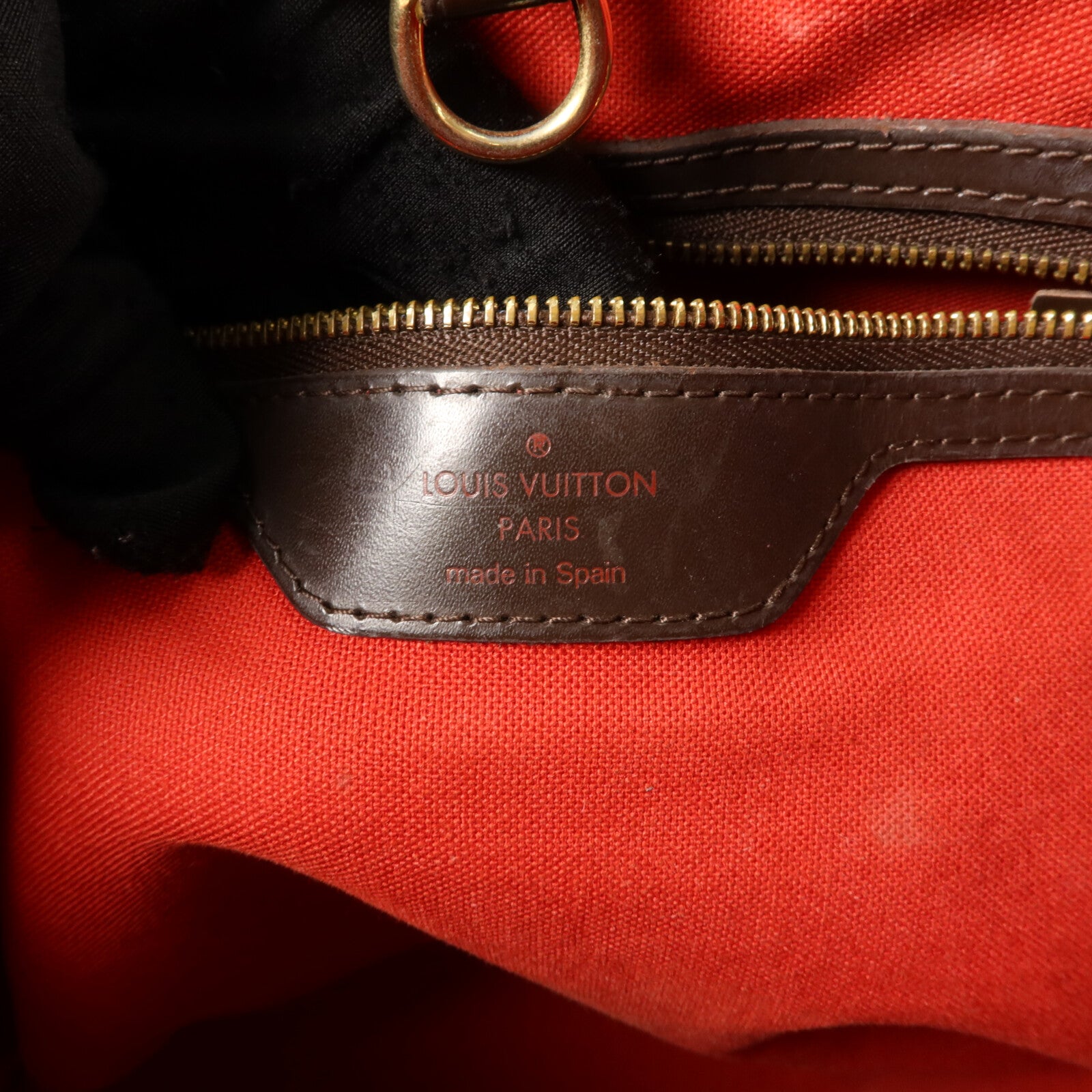 LOUIS VUITTON Damier Cabas Rivington金扣肩背袋