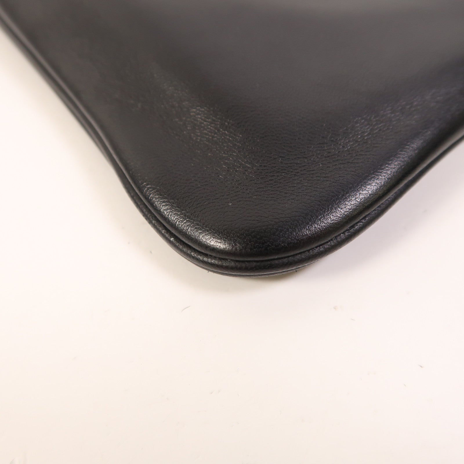 HERMES Swift皮革Aline Mini銀扣肩背袋Noir