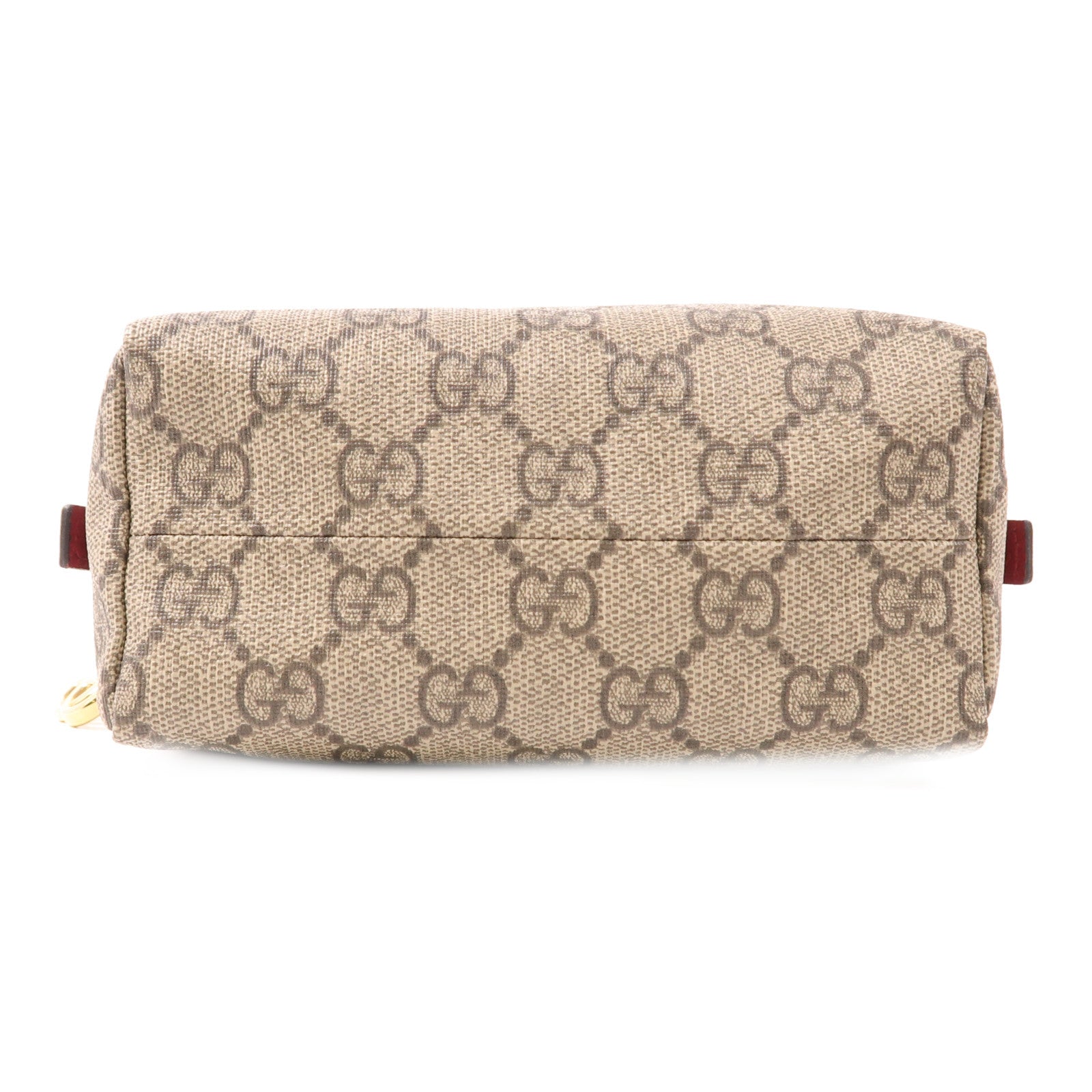 GUCCI 塗層帆布Pouch金扣手拿包