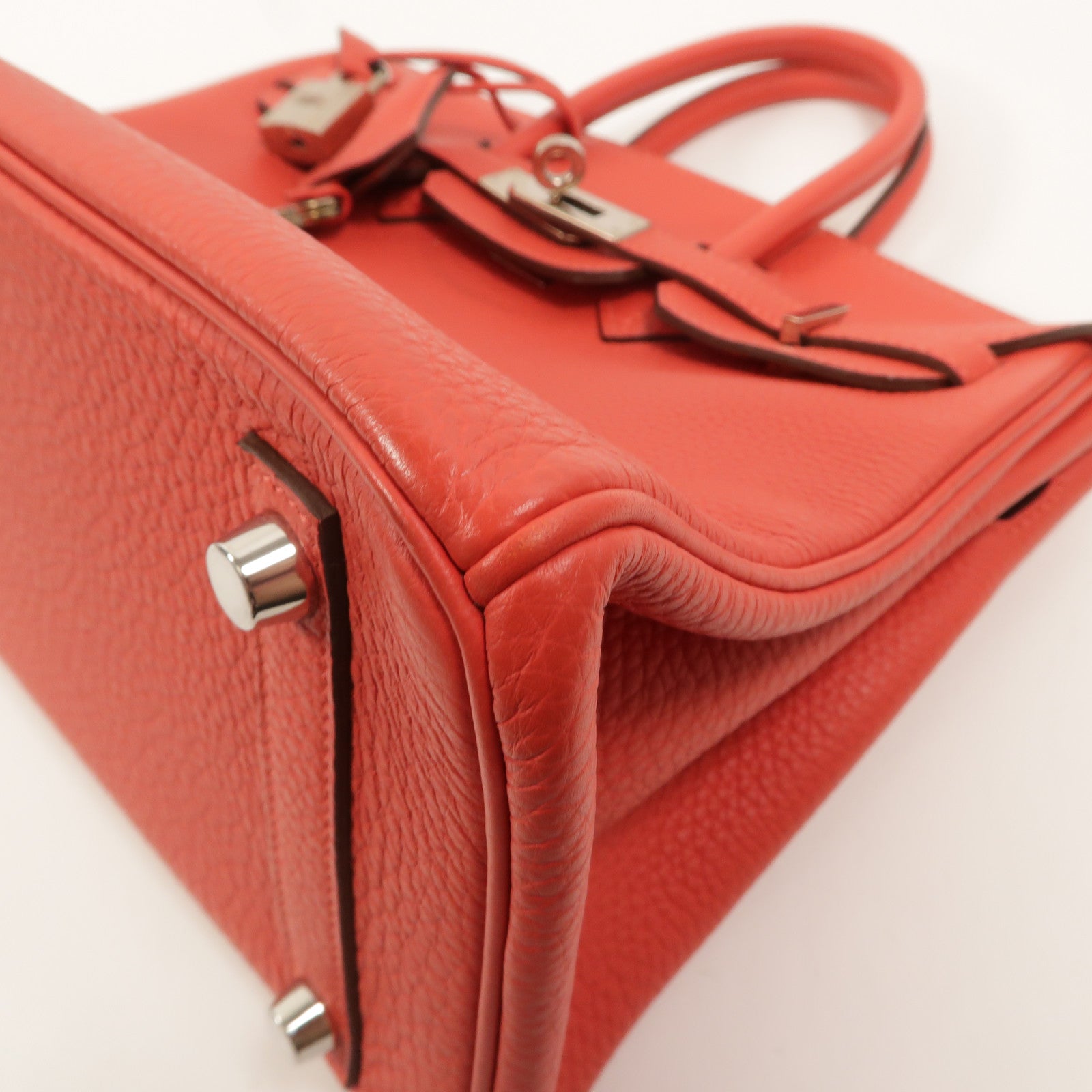 HERMES Togo皮革Birkin 25手挽袋Bougainvillea