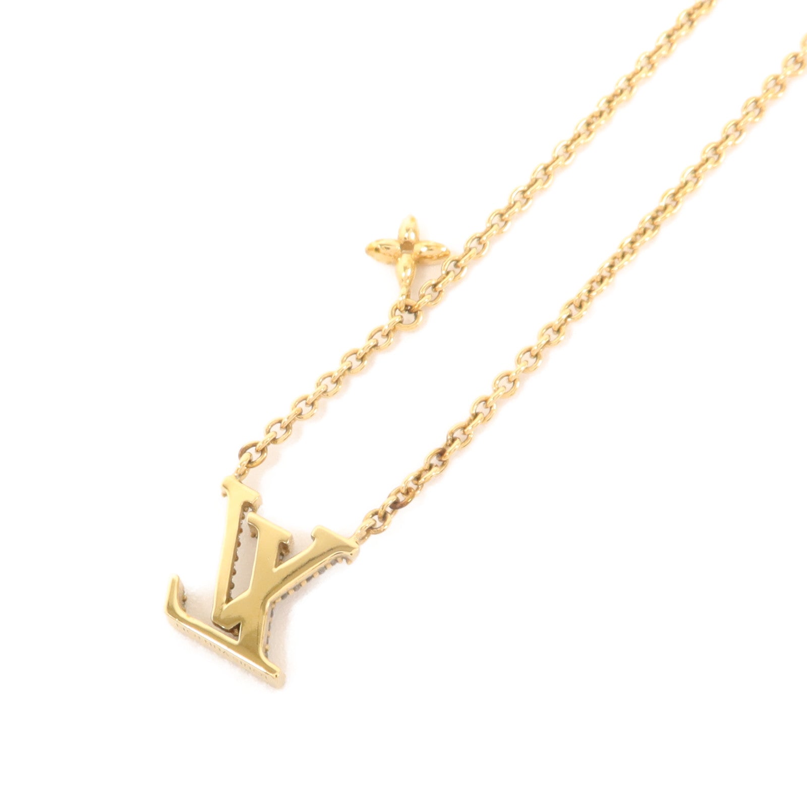 LOUIS VUITTON 金屬/水晶LV Iconic Necklace項鍊