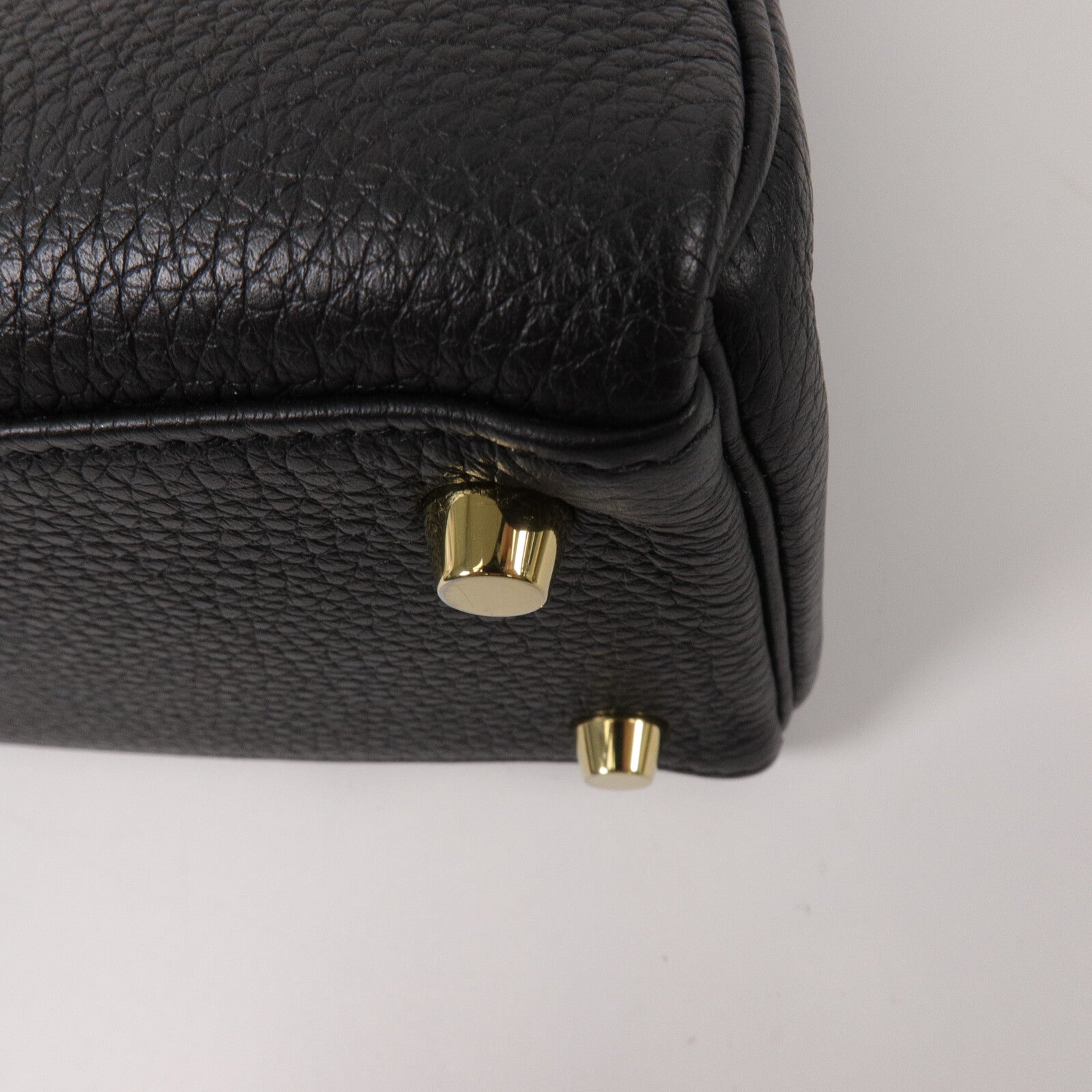 HERMES Togo皮革Kelly 25手挽肩背兩用袋Noir