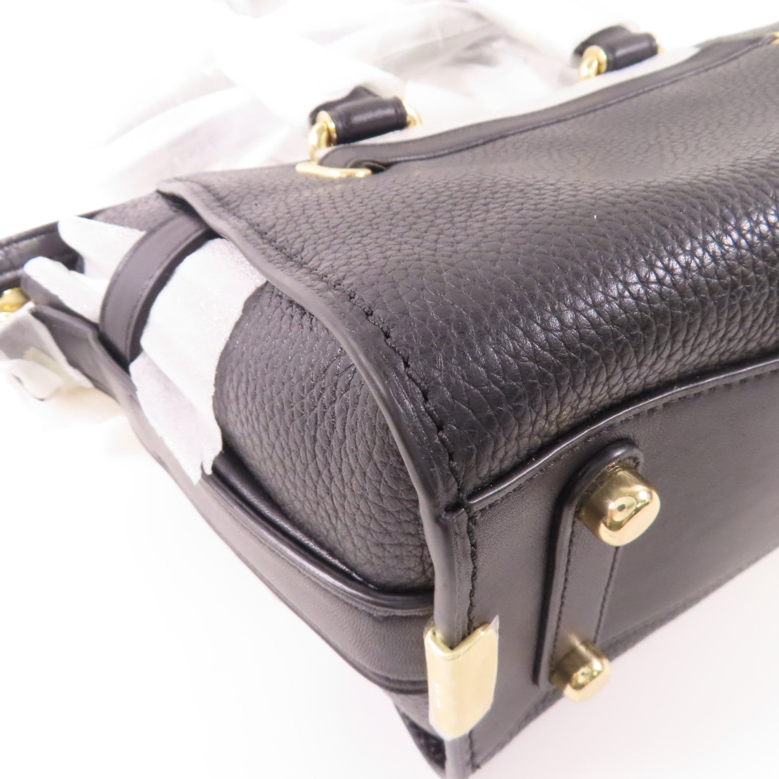 COACH 【激減優惠】牛皮皮革2Way Shoulder Bag金扣手挽肩背兩用袋