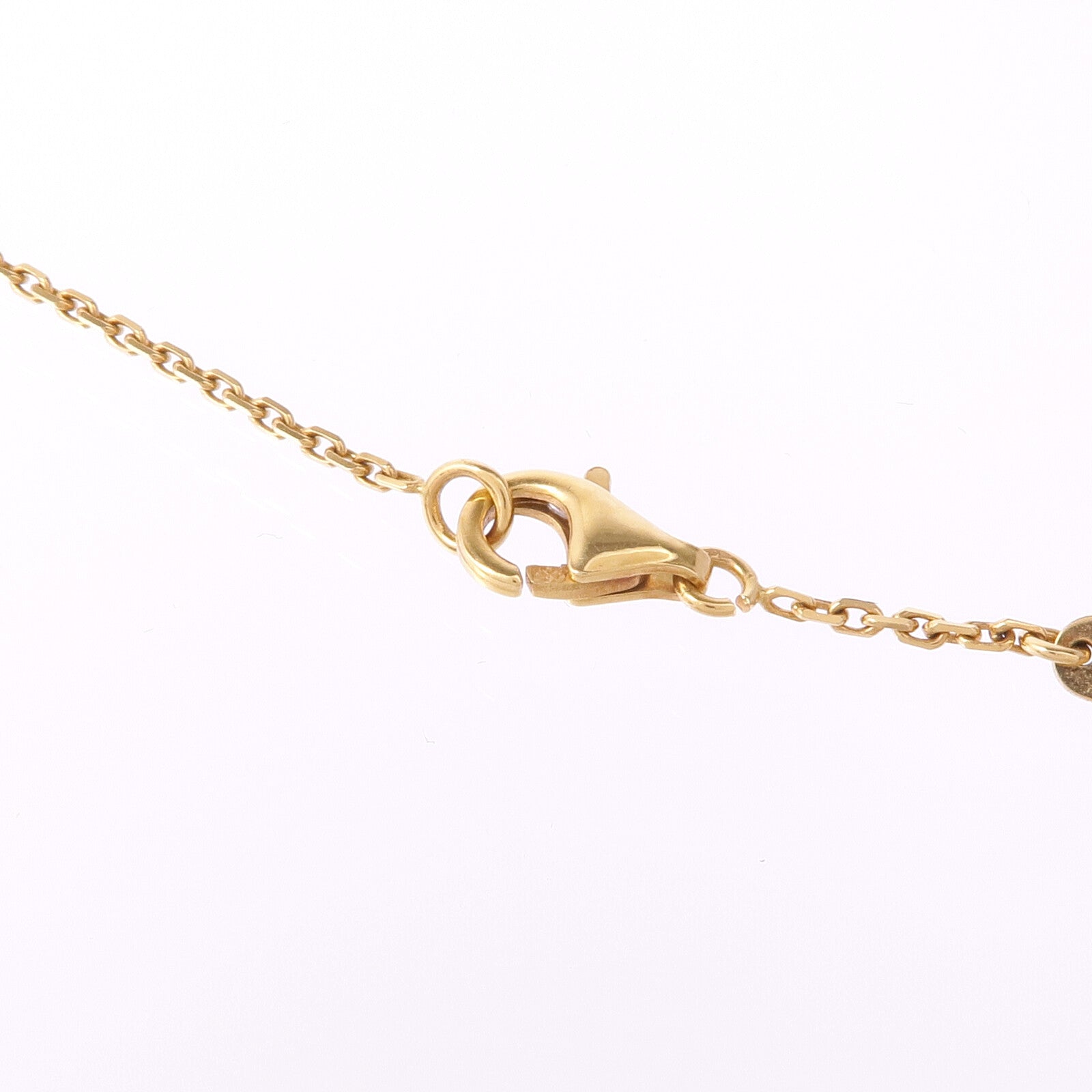 Van Cleef & Arpels 18K黃金Vintage Alhambra Necklace珍珠母貝項鍊