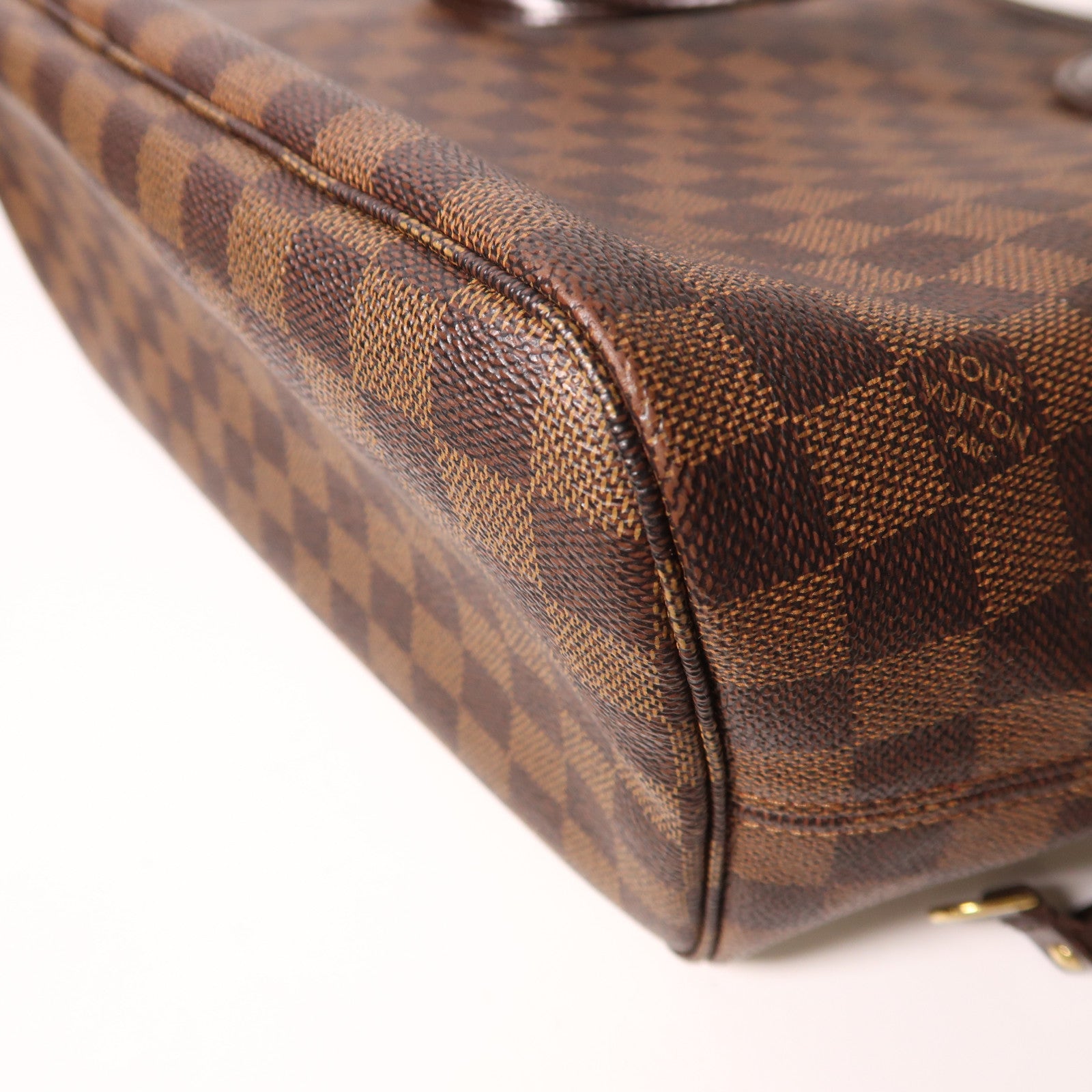 LOUIS VUITTON Damier Neverfull MM金扣肩背袋/手挽袋