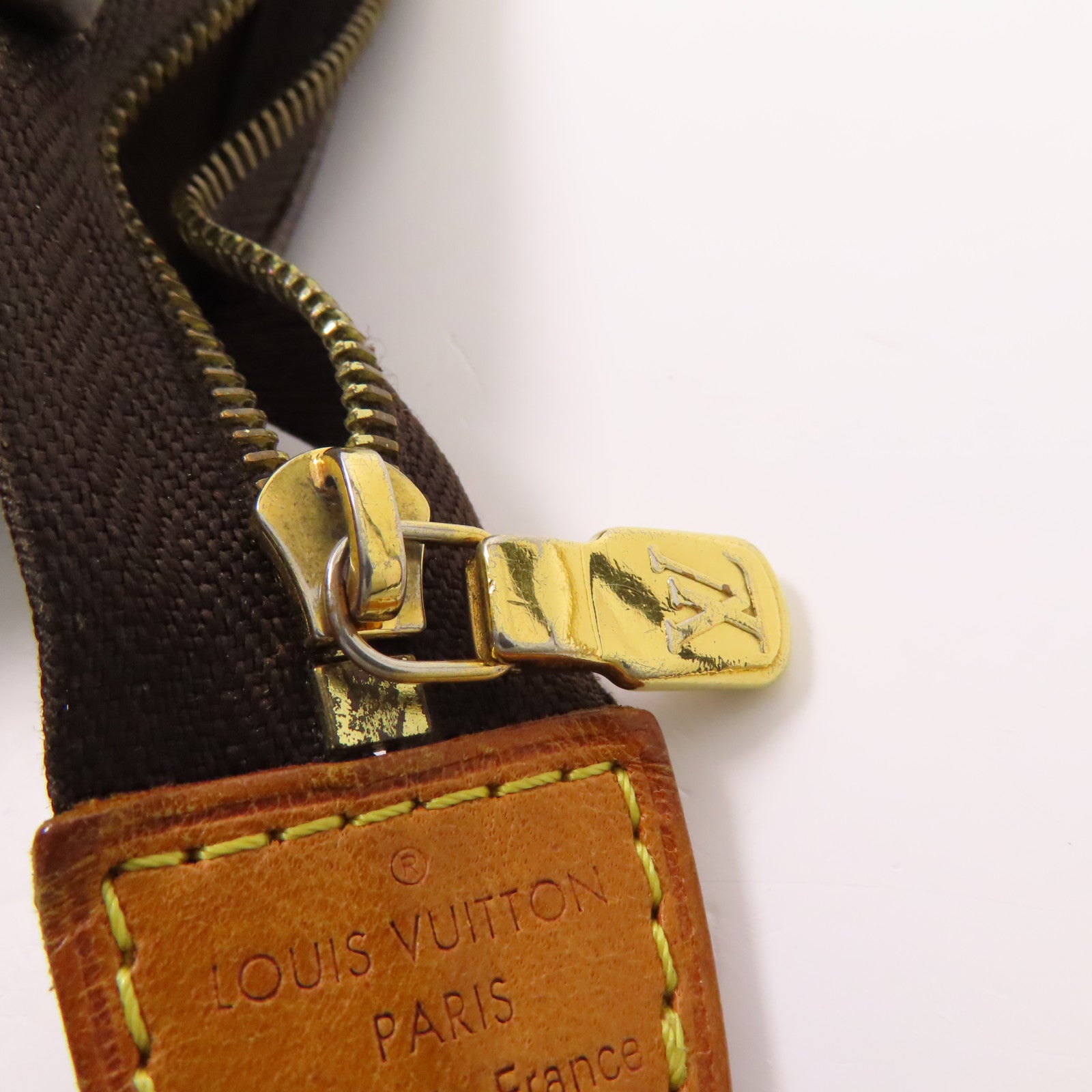 LOUIS VUITTON Monogram Eva金扣鏈帶肩背袋棕色