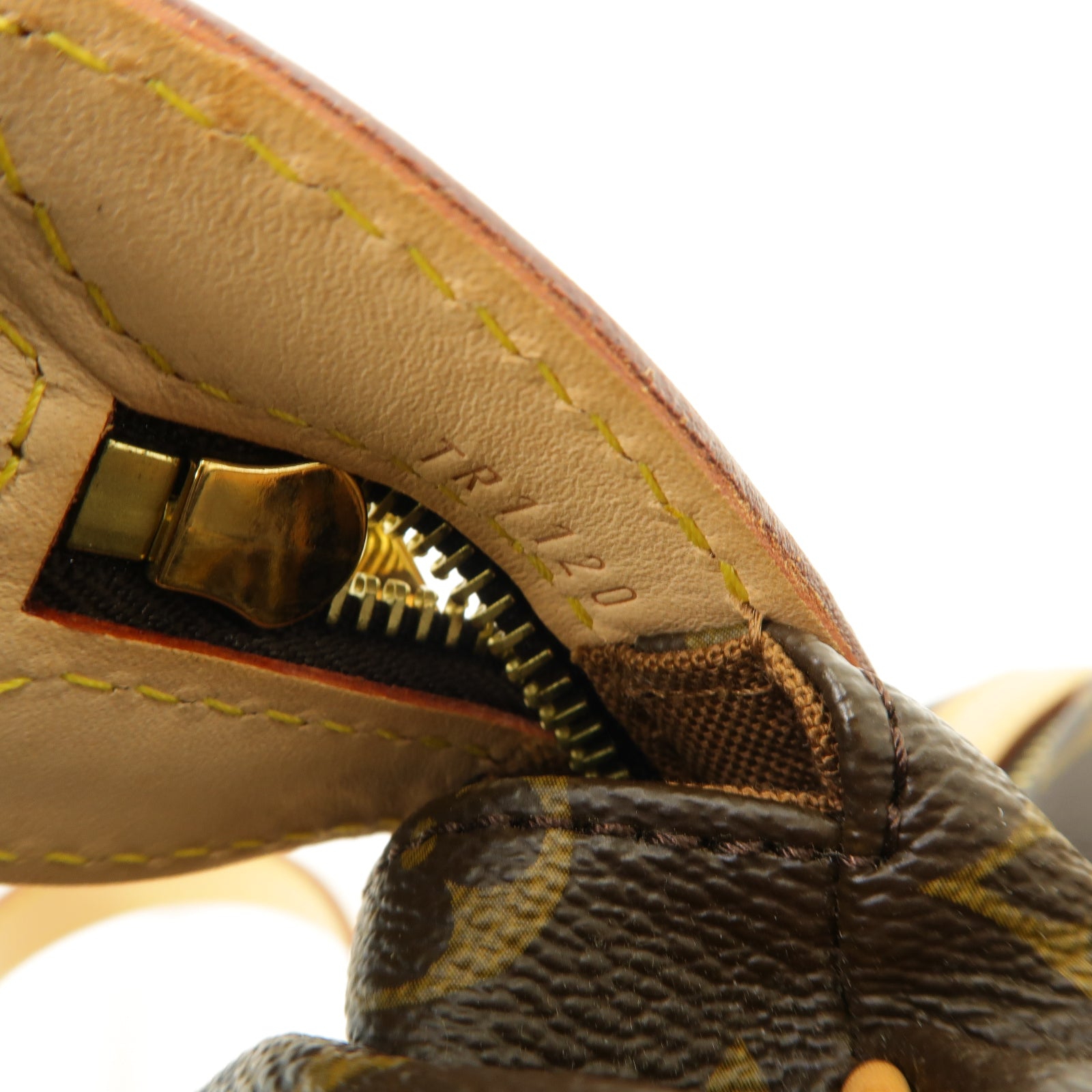 LOUIS VUITTON Monogram Stresa PM金扣肩背袋棕色