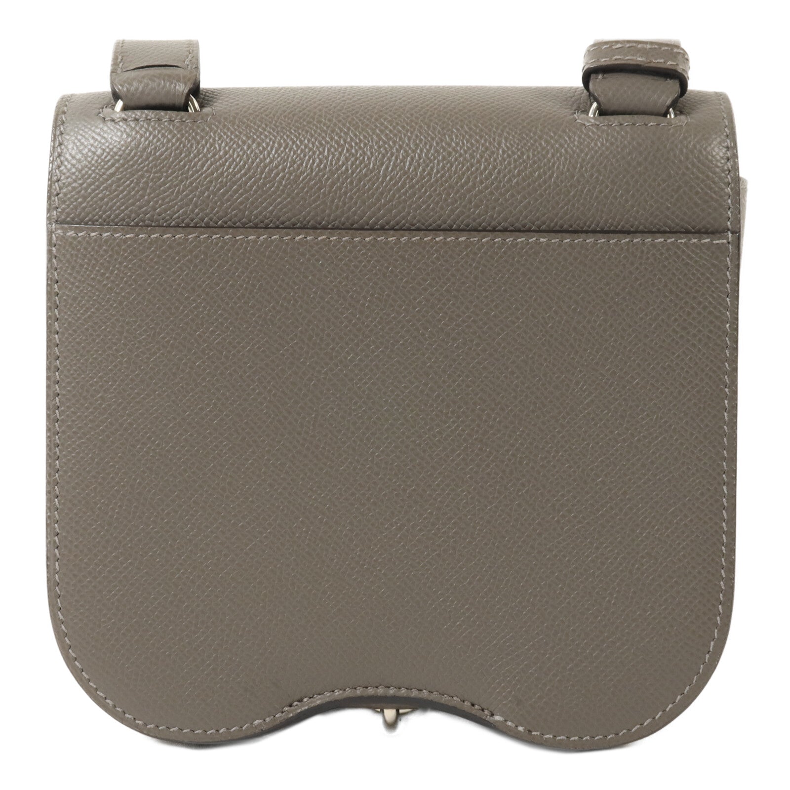 HERMES Epsom皮革Della Cavalleria Mini肩背袋Etain