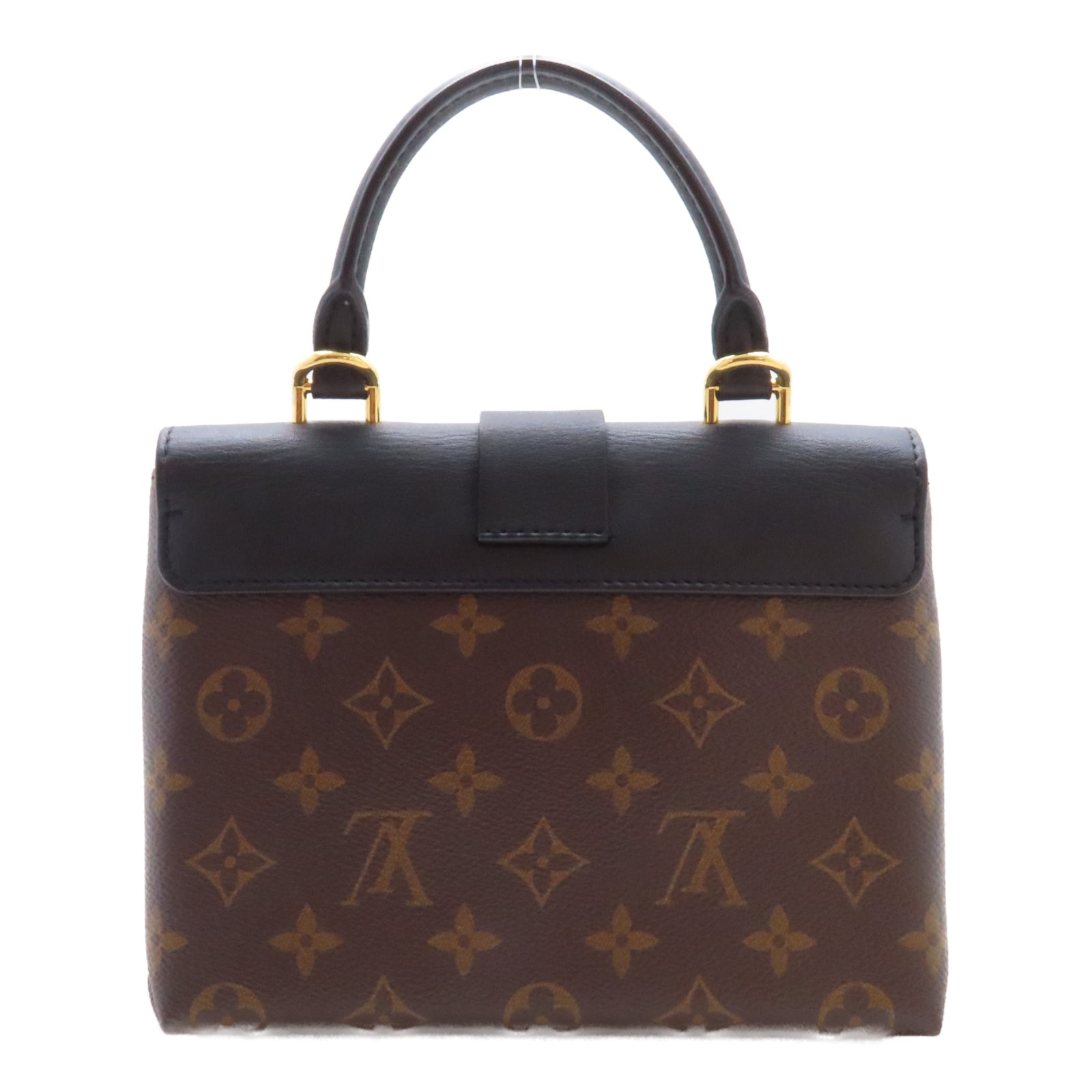 LOUIS VUITTON 【激減優惠】Monogram Locky BB金扣手挽肩背兩用袋黑色/啡色