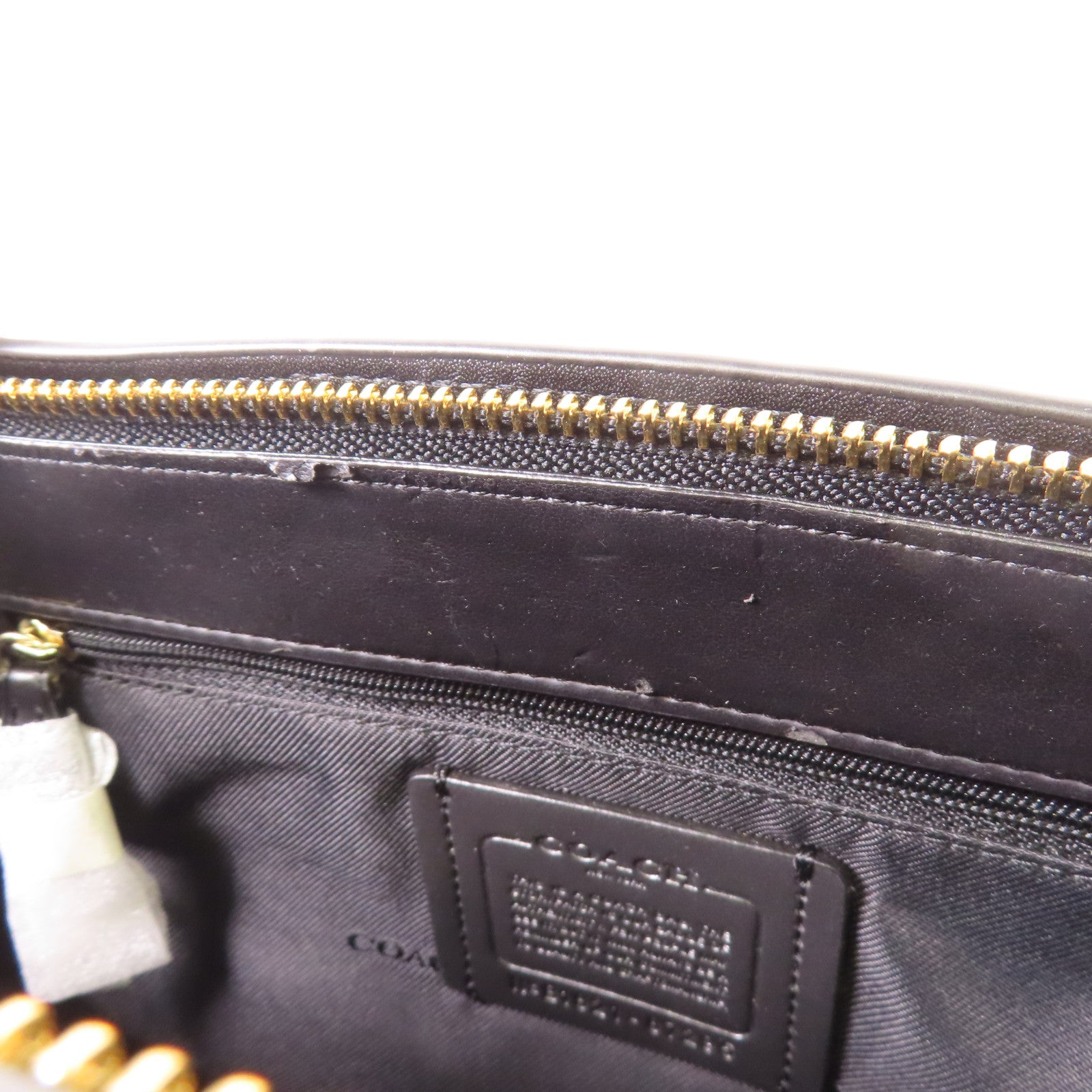 COACH 【激減優惠】牛皮皮革2Way Shoulder Bag金扣手挽肩背兩用袋