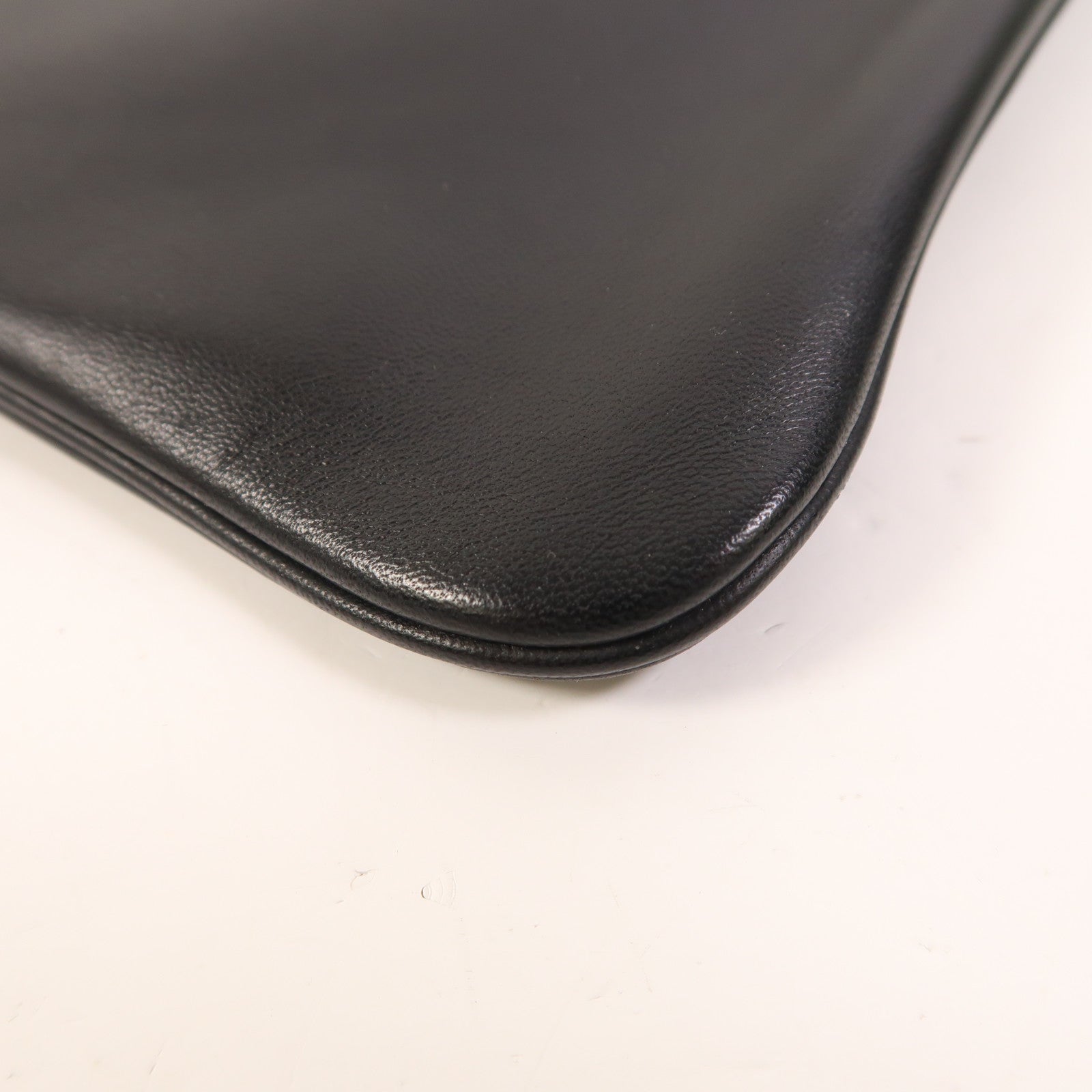 HERMES Swift皮革Aline Mini銀扣肩背袋Noir