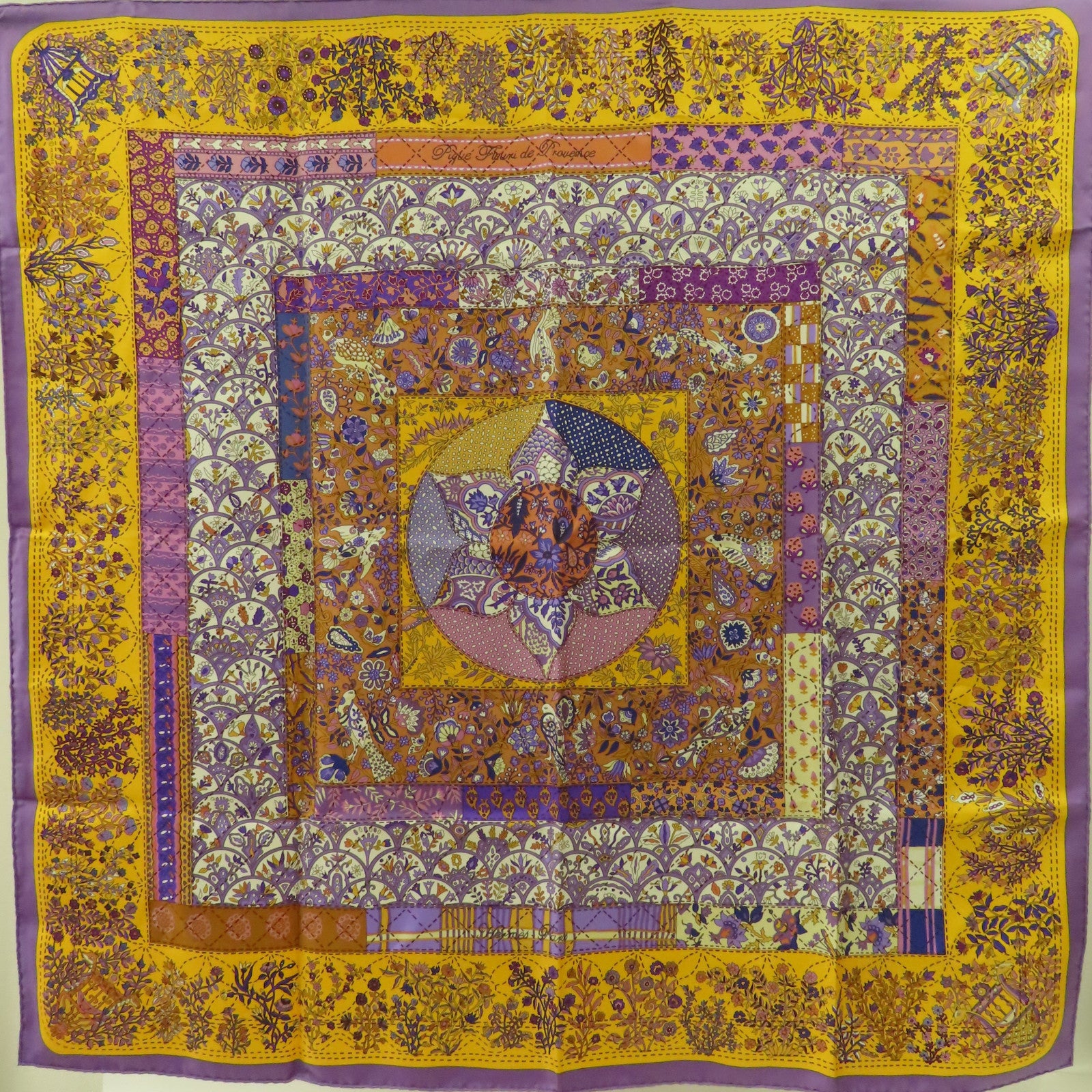 HERMES 絲質Scarf 90X90絲巾