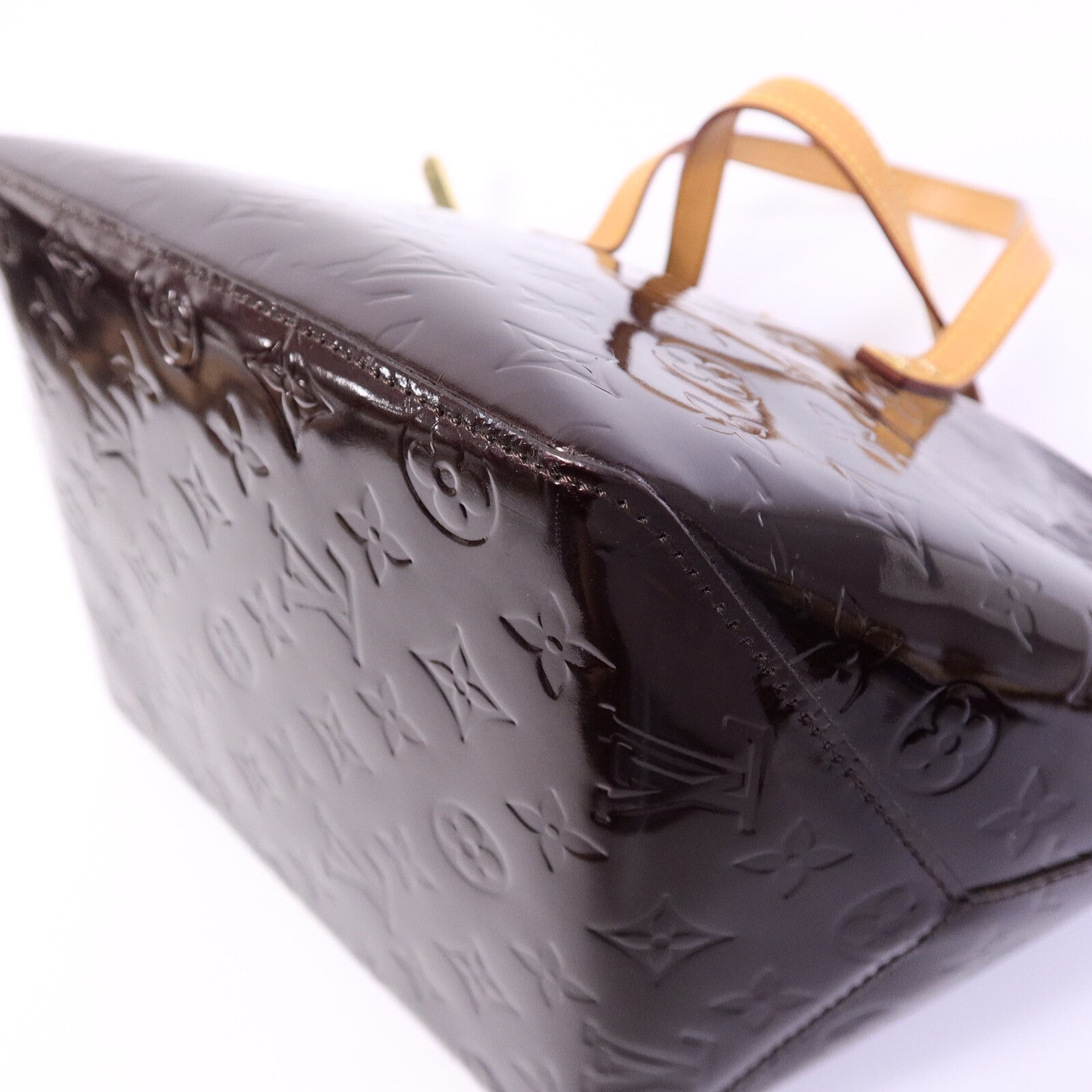 LOUIS VUITTON Monogram Vernis Bellevue PM手挽袋