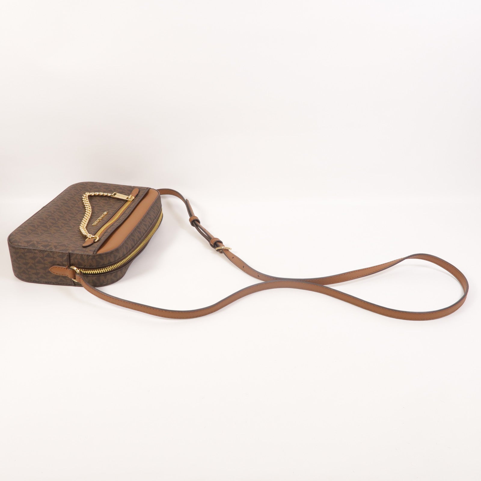 Michael Kors 塗層帆布Shoulder Bag金扣肩背袋