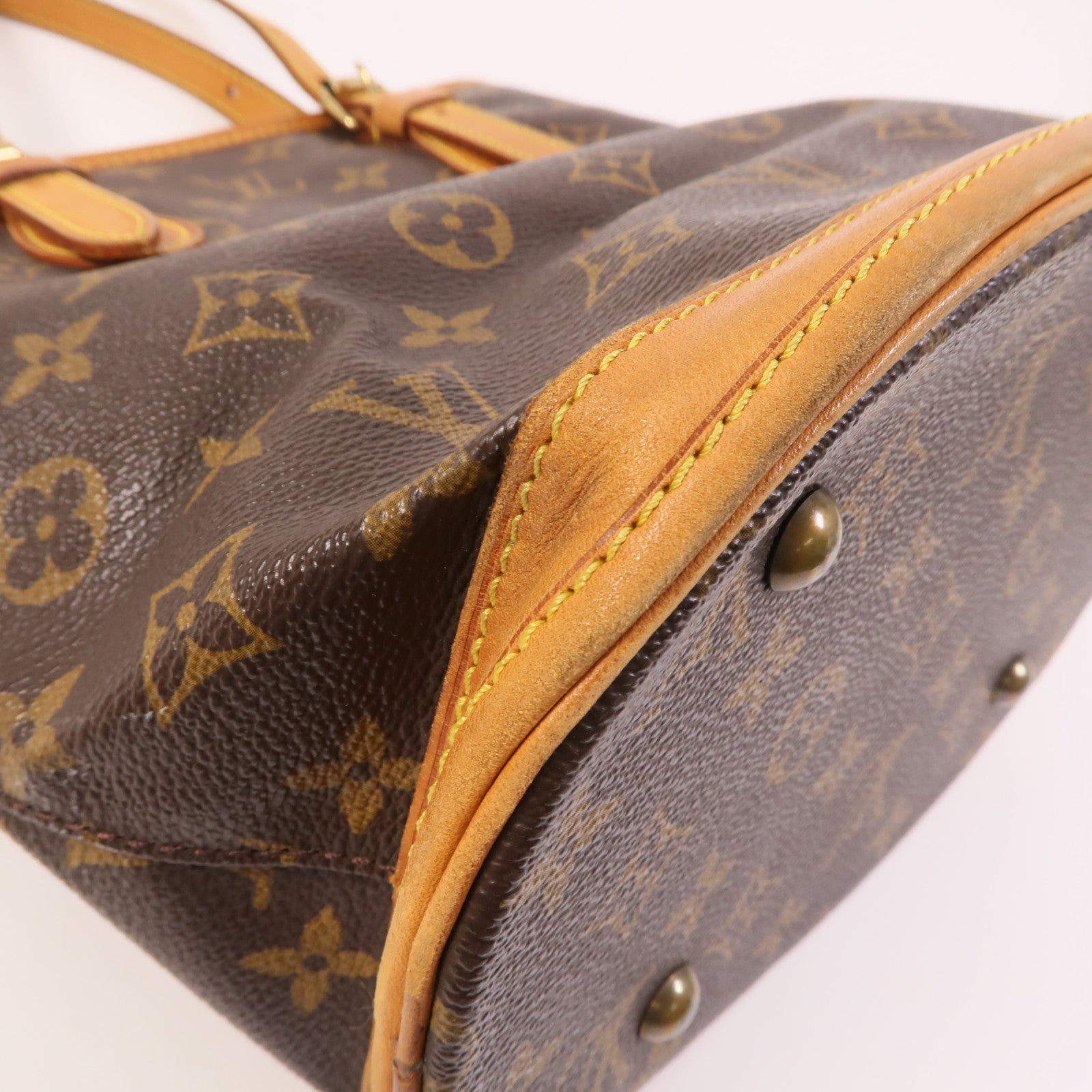 LOUIS VUITTON Monogram Bucket PM金扣手挽袋