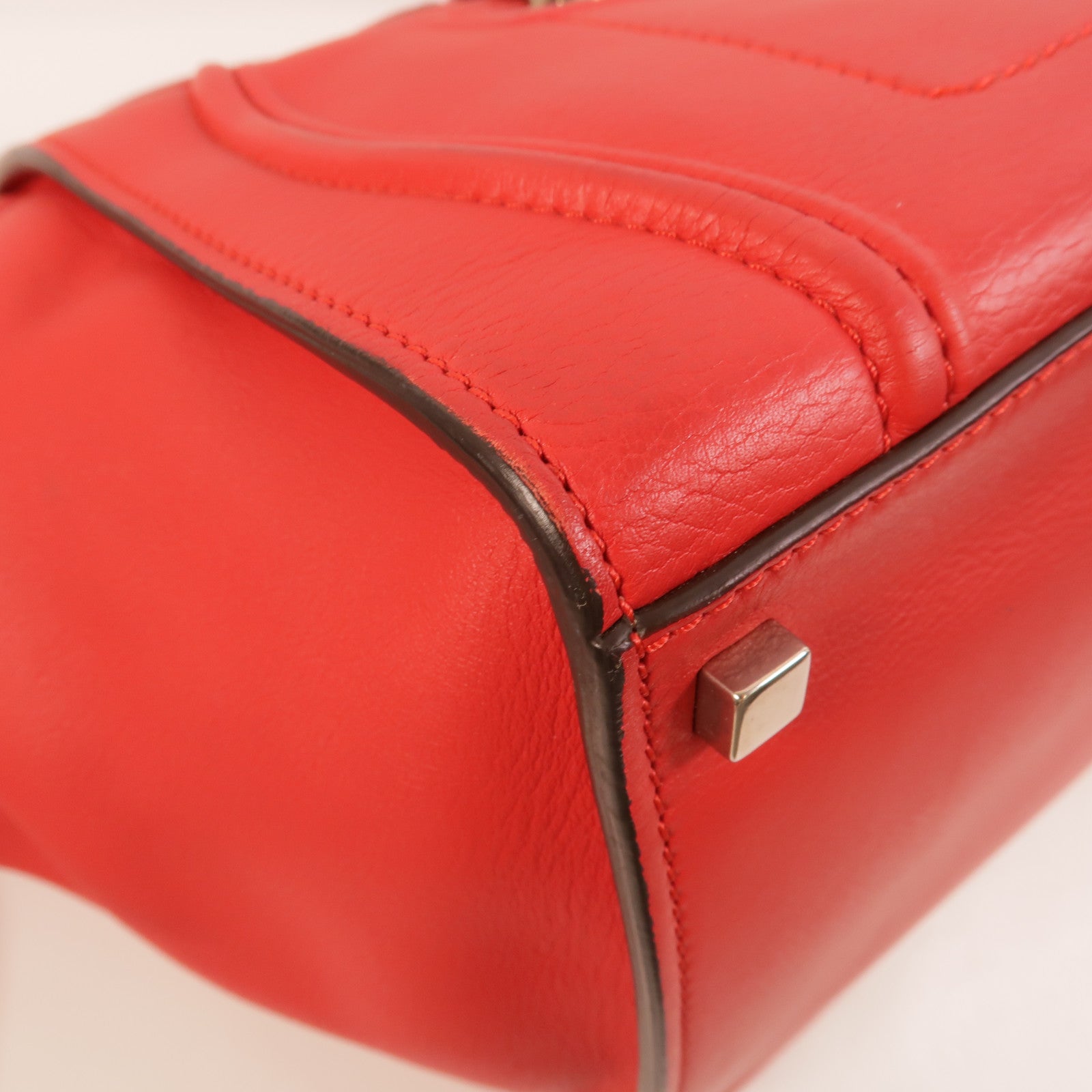 CELINE 牛皮皮革Luggage Phantom手挽袋