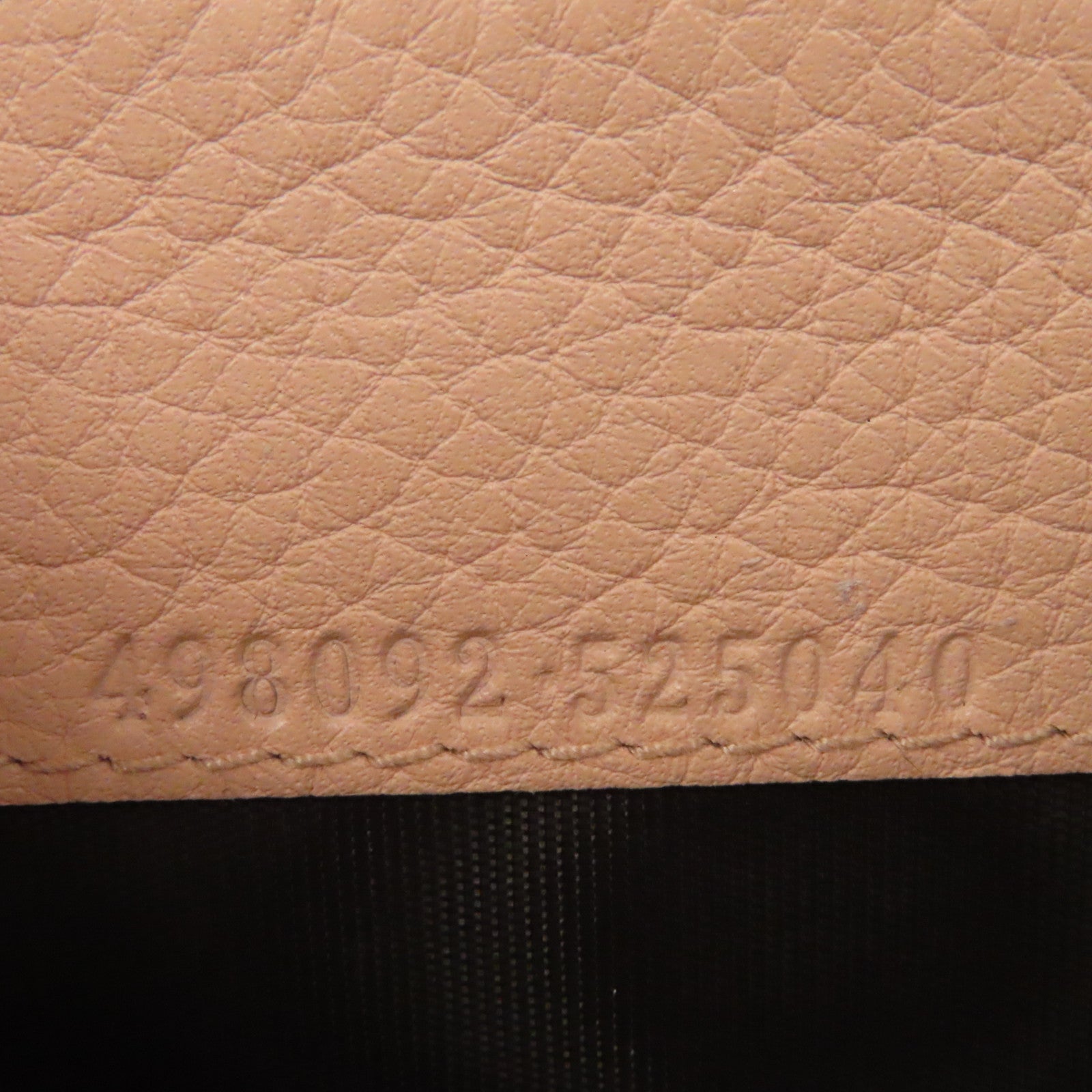 GUCCI 【激減優惠】牛皮皮革Blind For Lobe Wristlet Wallet金扣L形拉鍊長錢包粉紅色