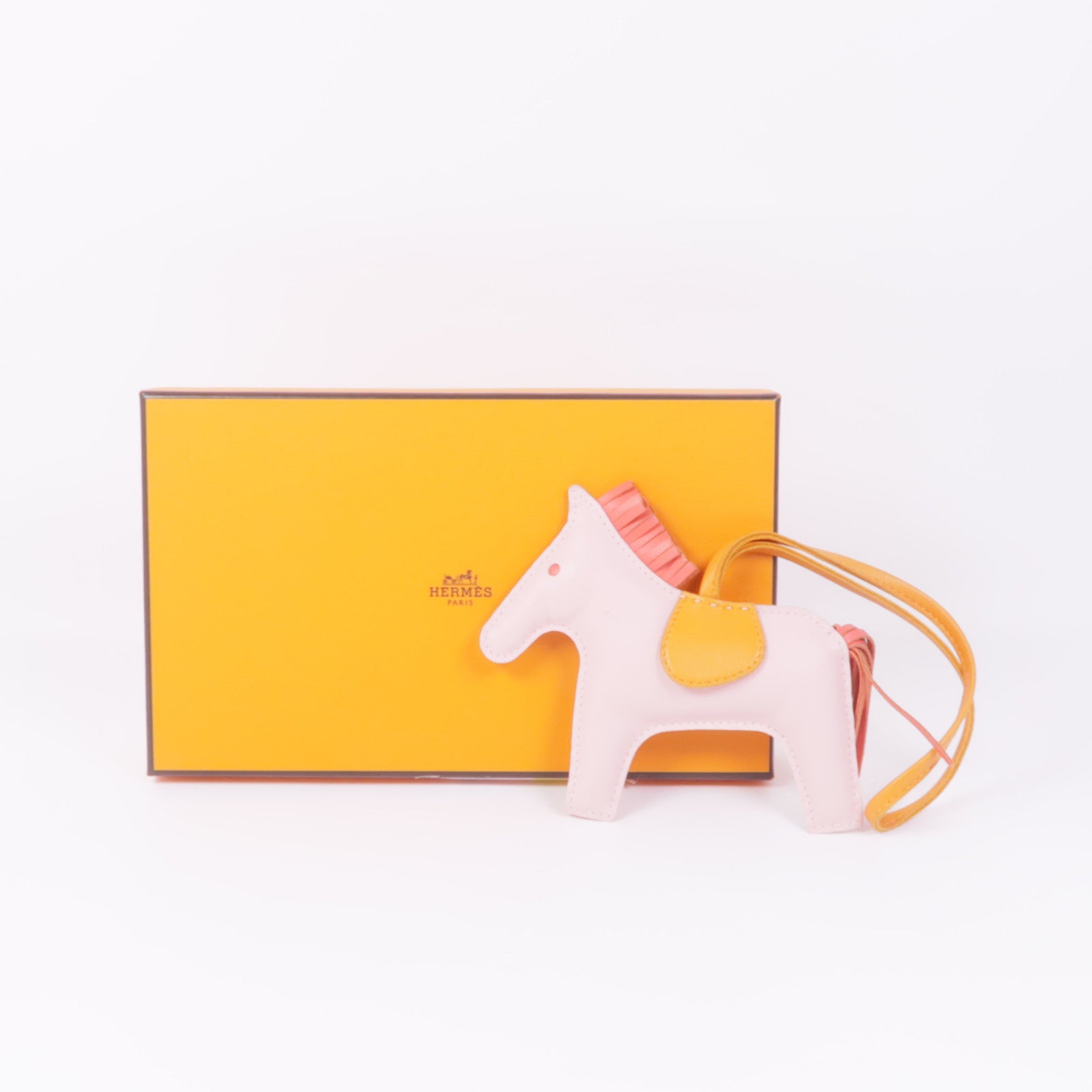HERMES Milo皮革/Swift皮革Rodeo MM掛飾