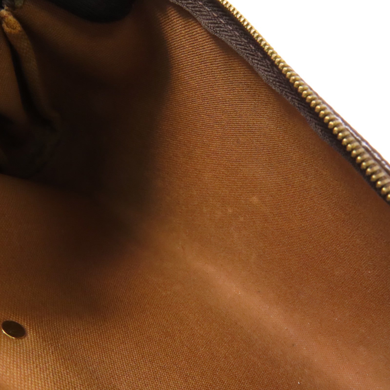 LOUIS VUITTON Monogram Eva金扣鏈帶肩背袋棕色