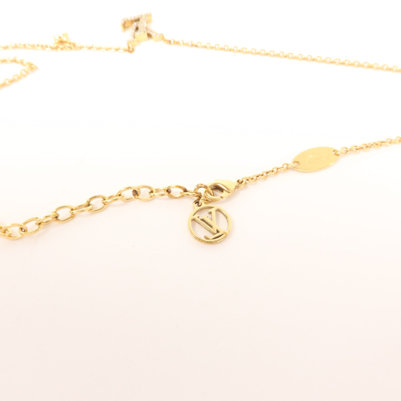 LOUIS VUITTON 金屬/水晶LV Iconic Necklace項鍊