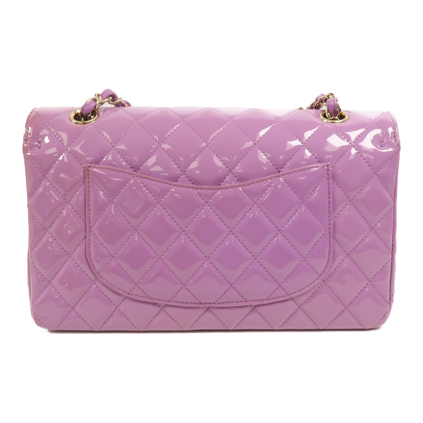 CHANEL 漆皮皮革Classic 25鏈帶肩背袋