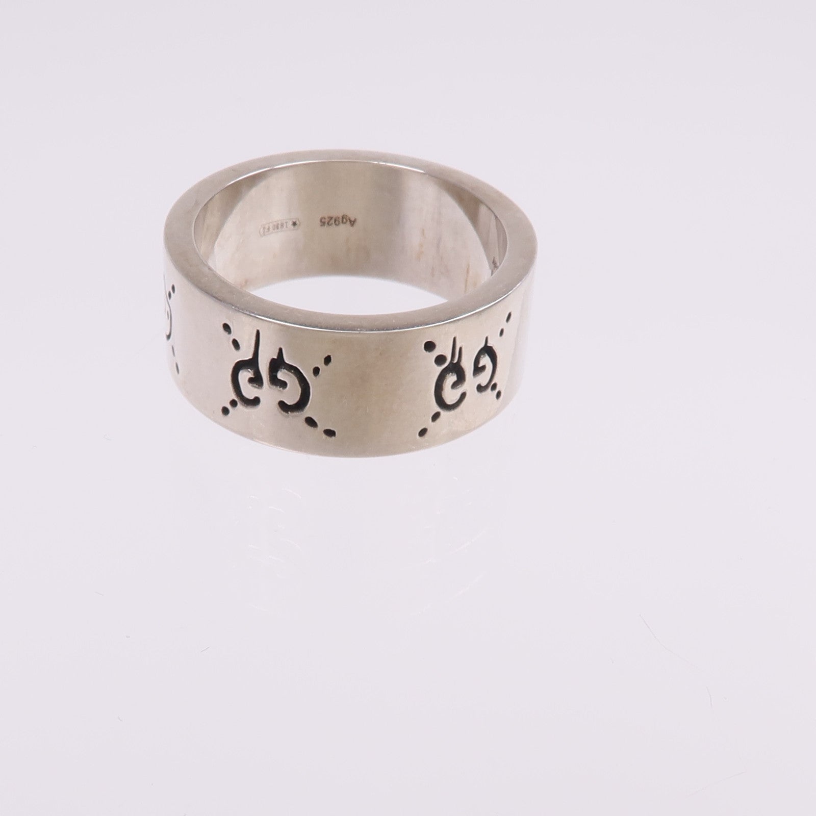 GUCCI 925純銀Ghost Ring戒指US#8.5