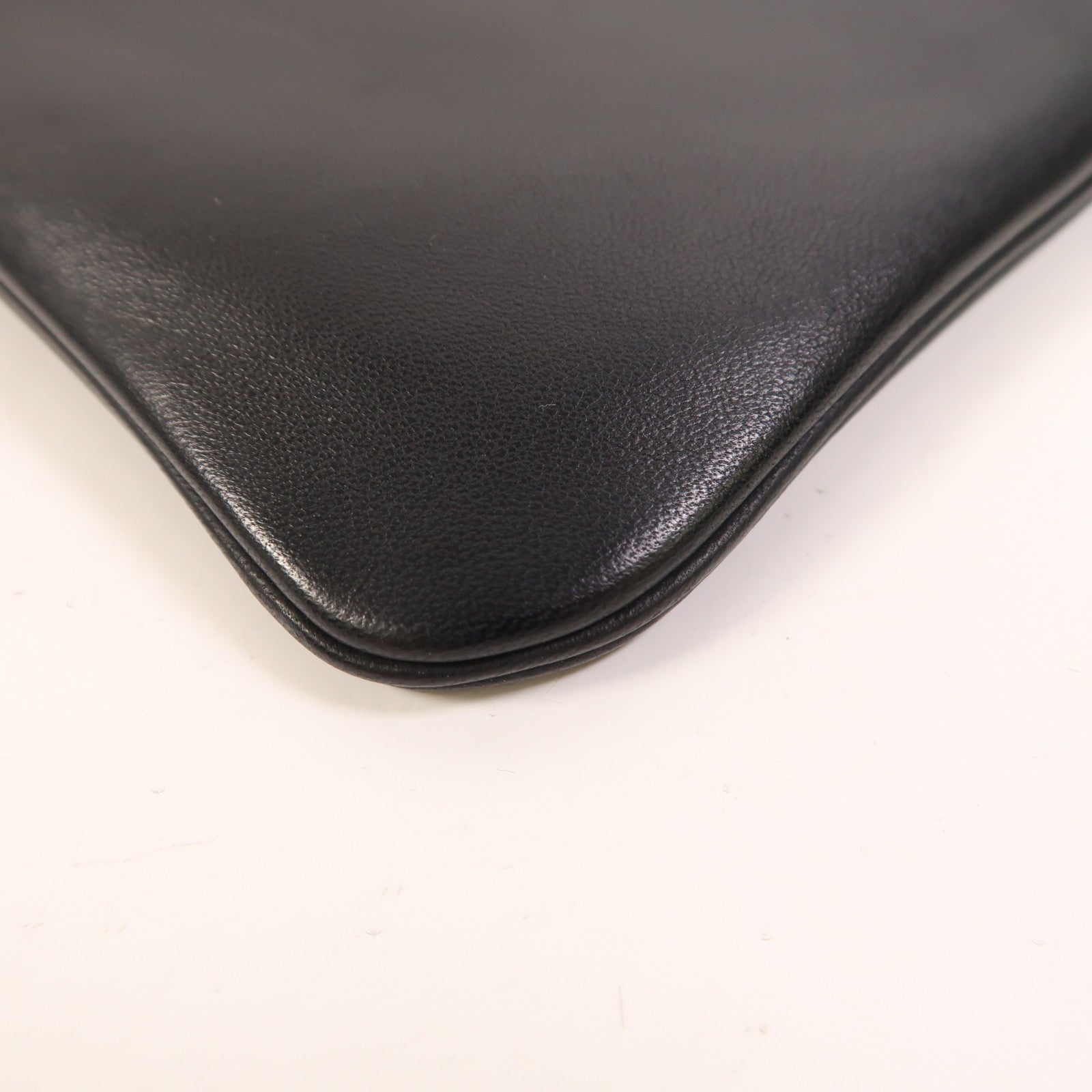 HERMES Swift皮革Aline Mini銀扣肩背袋Noir