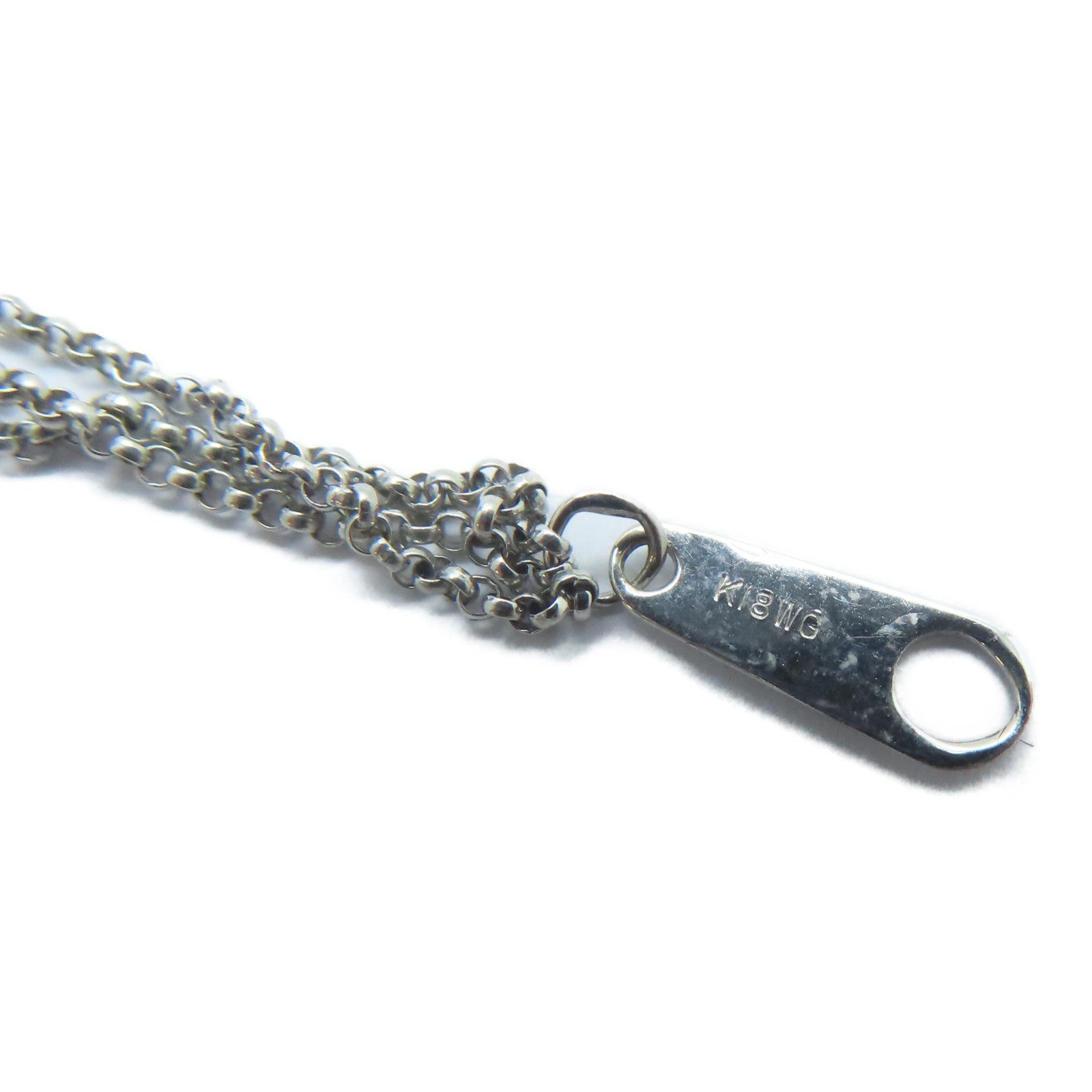JEWELRY PT900鉑金/18K白金Sapphire Necklace 1.16ct藍寶石/0.63ct鑚石項鏈