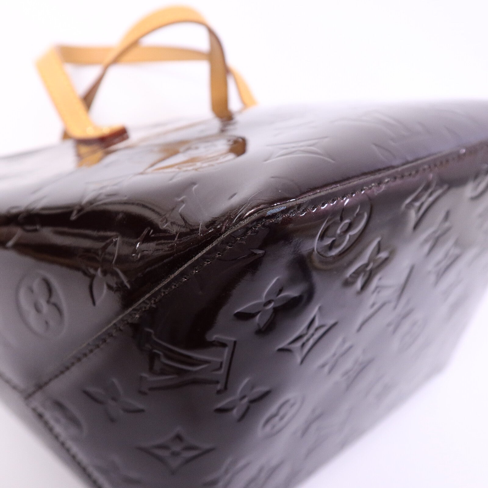 LOUIS VUITTON Monogram Vernis Bellevue PM手挽袋
