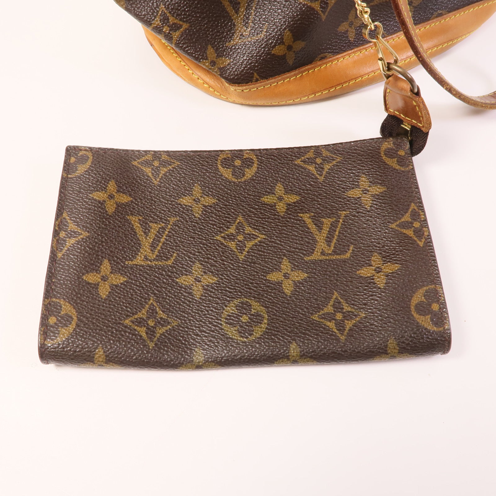 LOUIS VUITTON Monogram Bucket PM金扣手挽袋