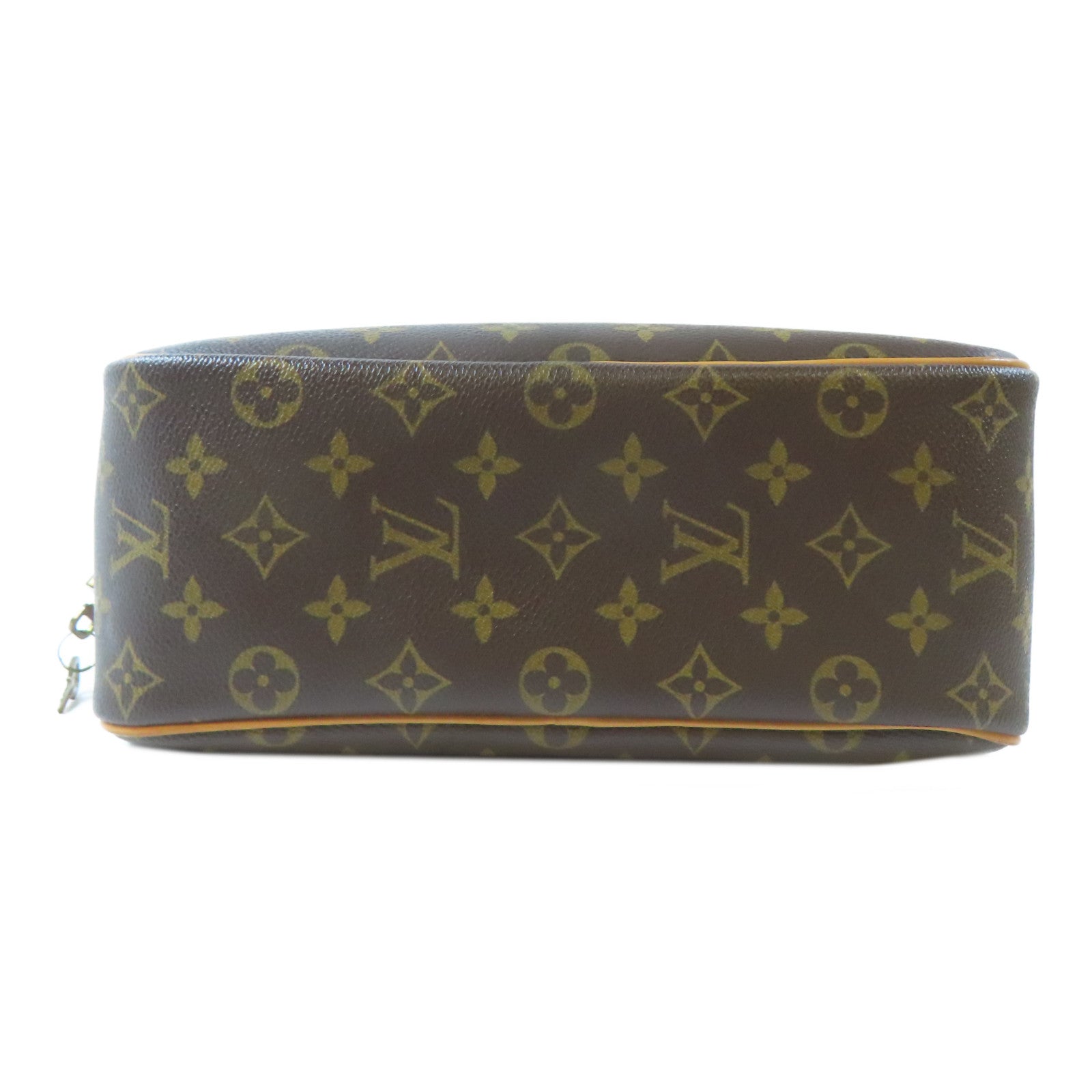 LOUIS VUITTON Monogram Trouville金扣手挽袋啡色