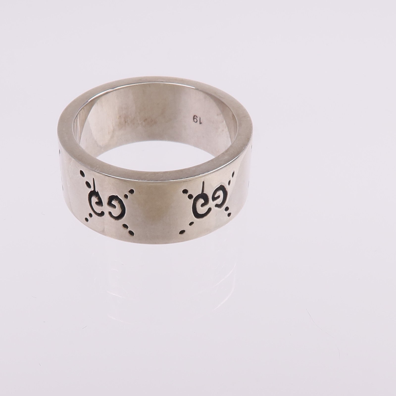 GUCCI 925純銀Ghost Ring戒指US#8.5