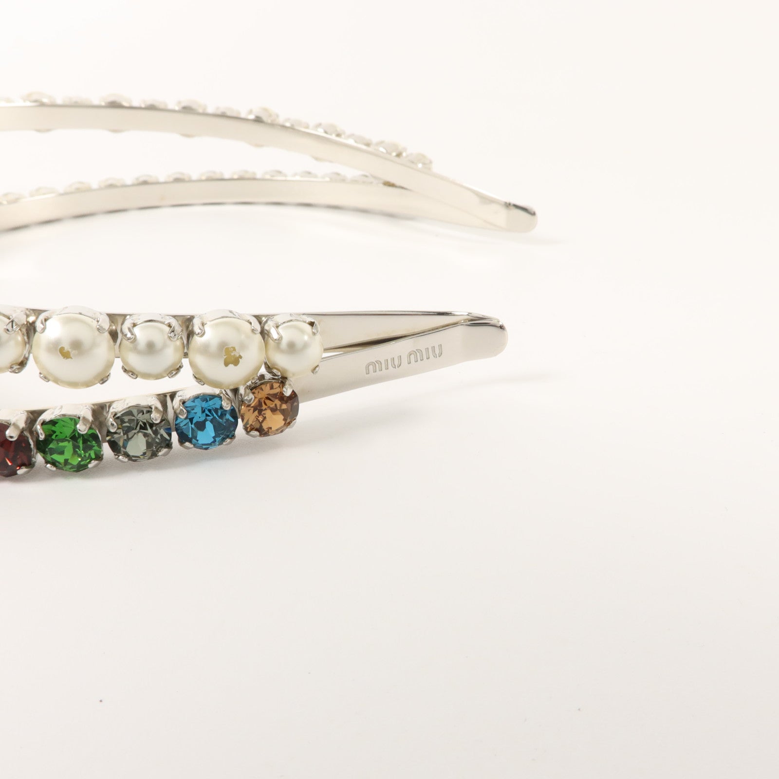 Miu Miu PVC/金屬Hair Band頭箍