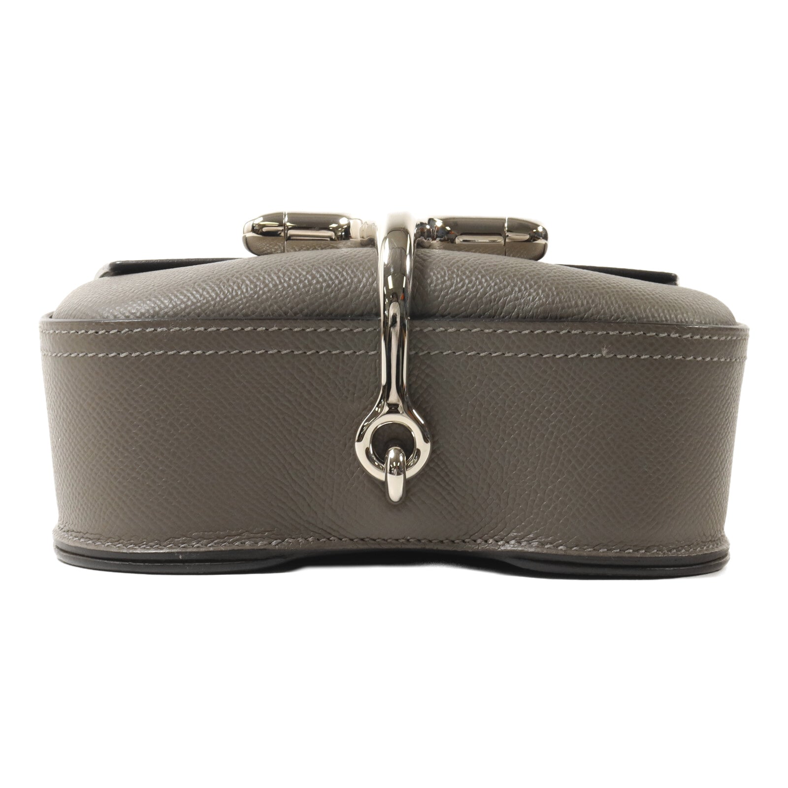 HERMES Epsom皮革Della Cavalleria Mini肩背袋Etain