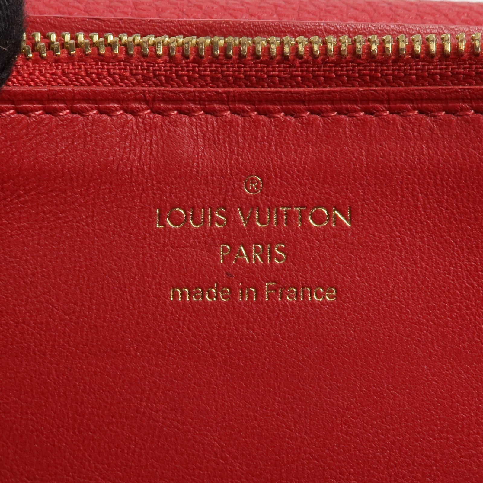 LOUIS VUITTON 牛皮皮革Portefeuille Capucines金扣長錢包