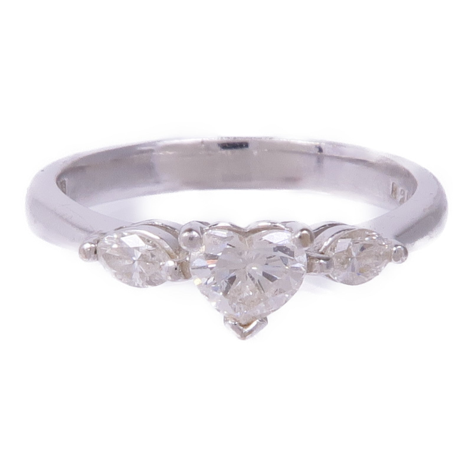 JEWELRY 【激減優惠】18K白金Diamond Ring鑽石戒指US#5
