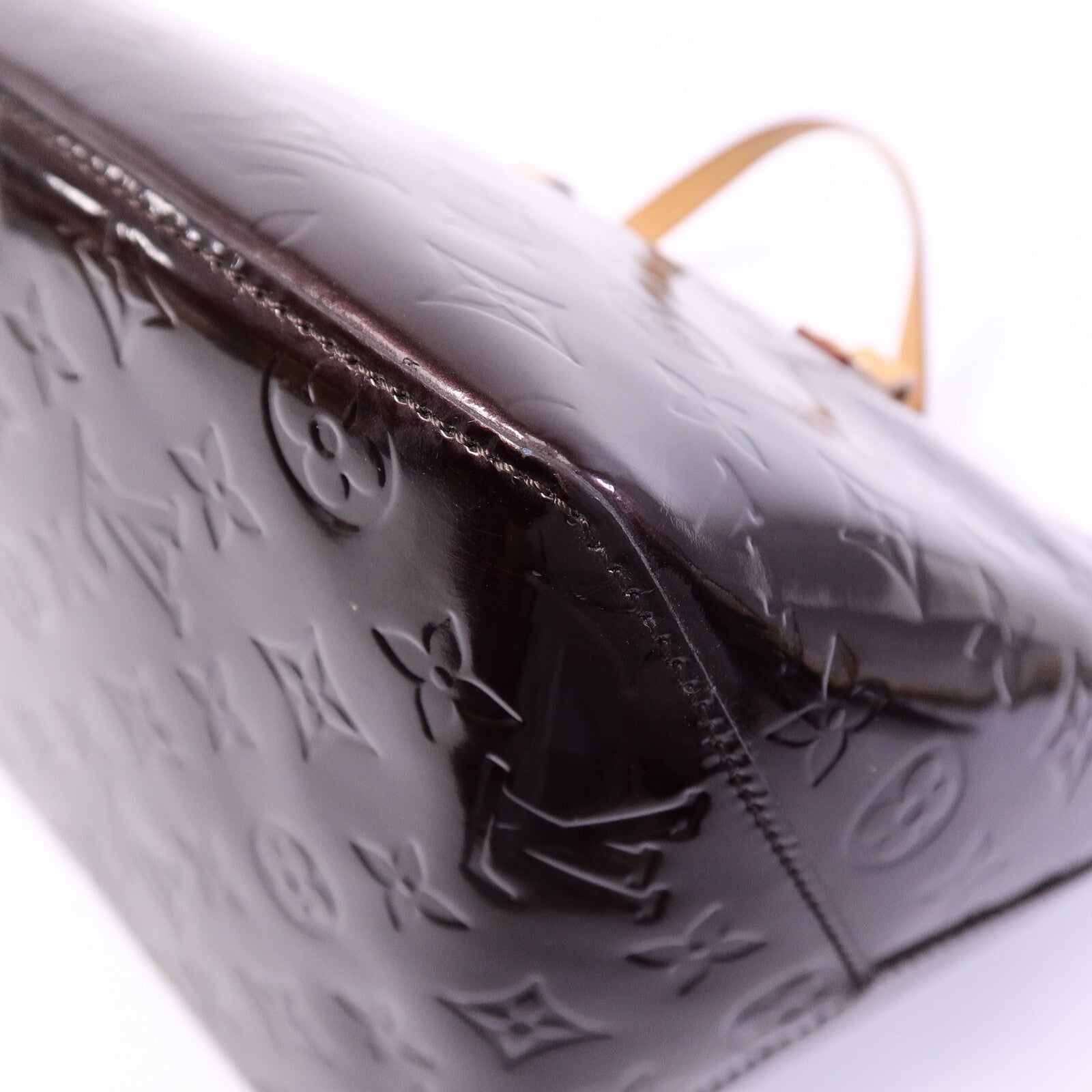 LOUIS VUITTON Monogram Vernis Bellevue PM手挽袋