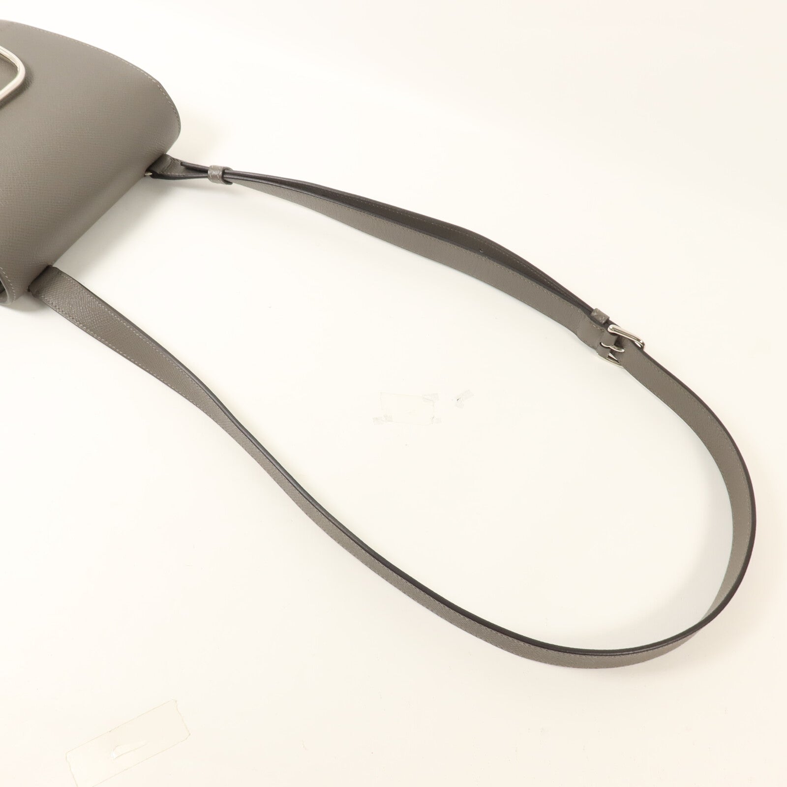 HERMES Epsom皮革Della Cavalleria Mini肩背袋Etain