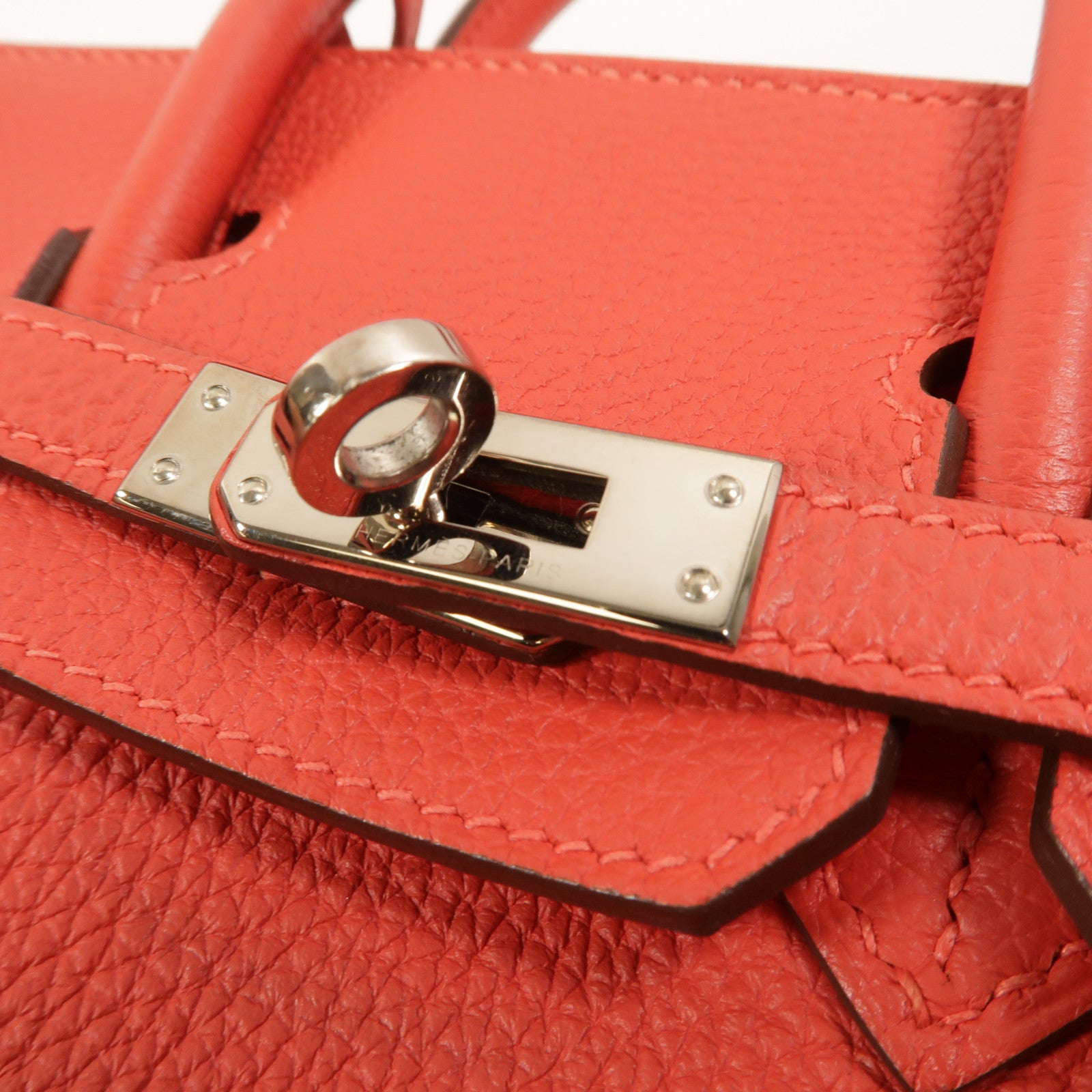 HERMES Togo皮革Birkin 25手挽袋Bougainvillea