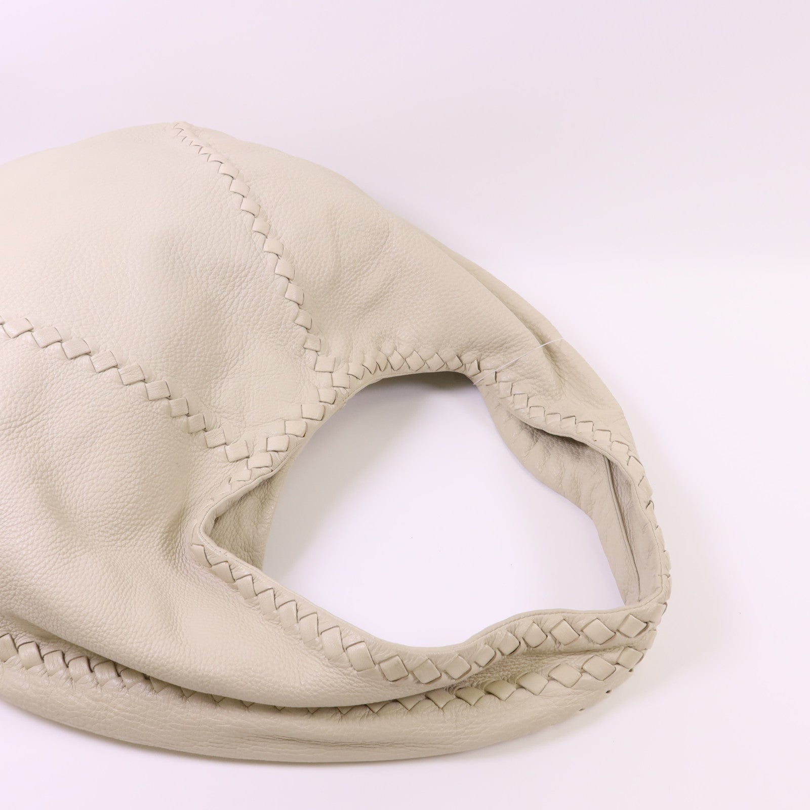 BOTTEGA VENETA 皮革Baseball Hobo Bag肩背袋