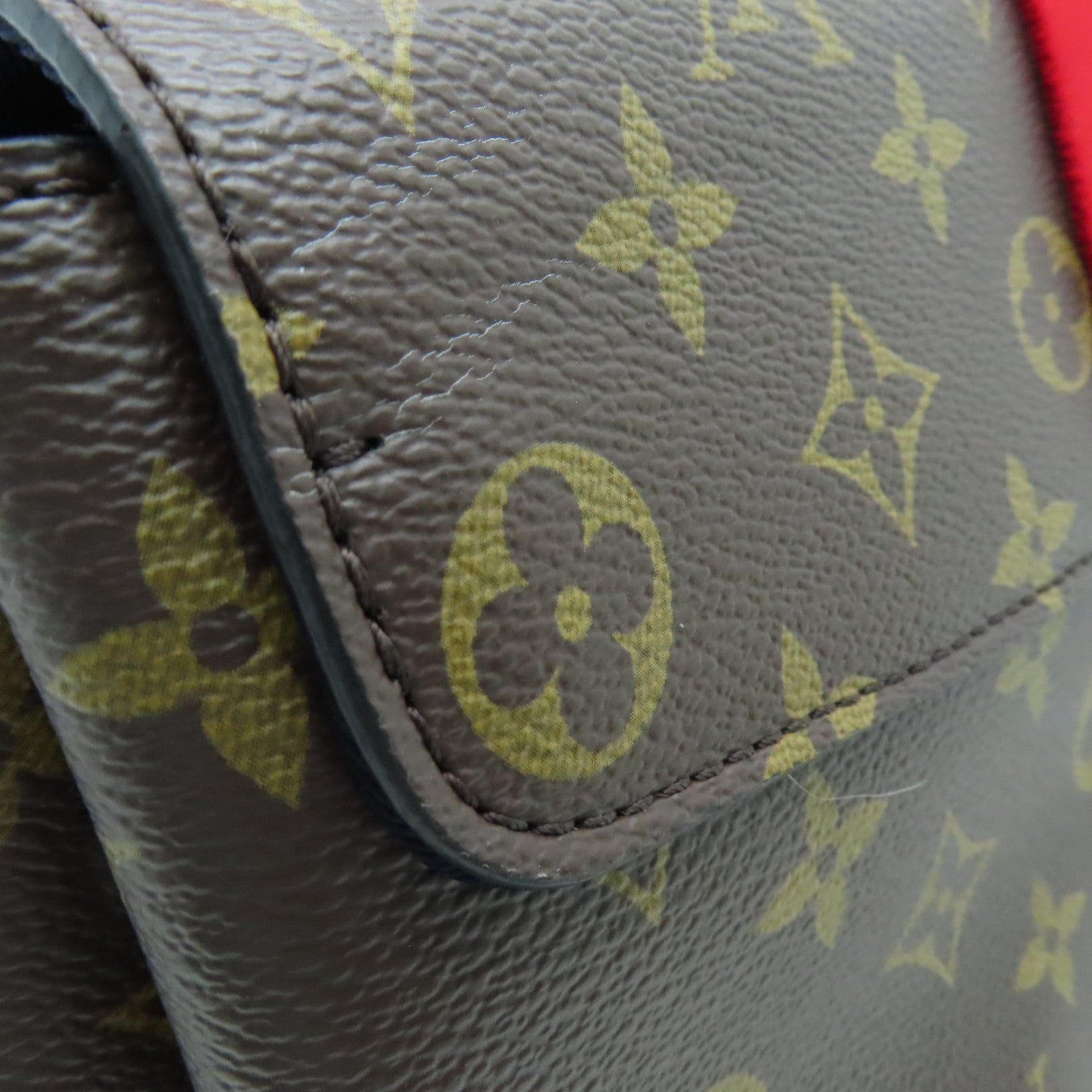 LOUIS VUITTON 【清倉大減價】Monogram Georges MM 2 way Shoulder金扣手挽肩背兩用袋啡色