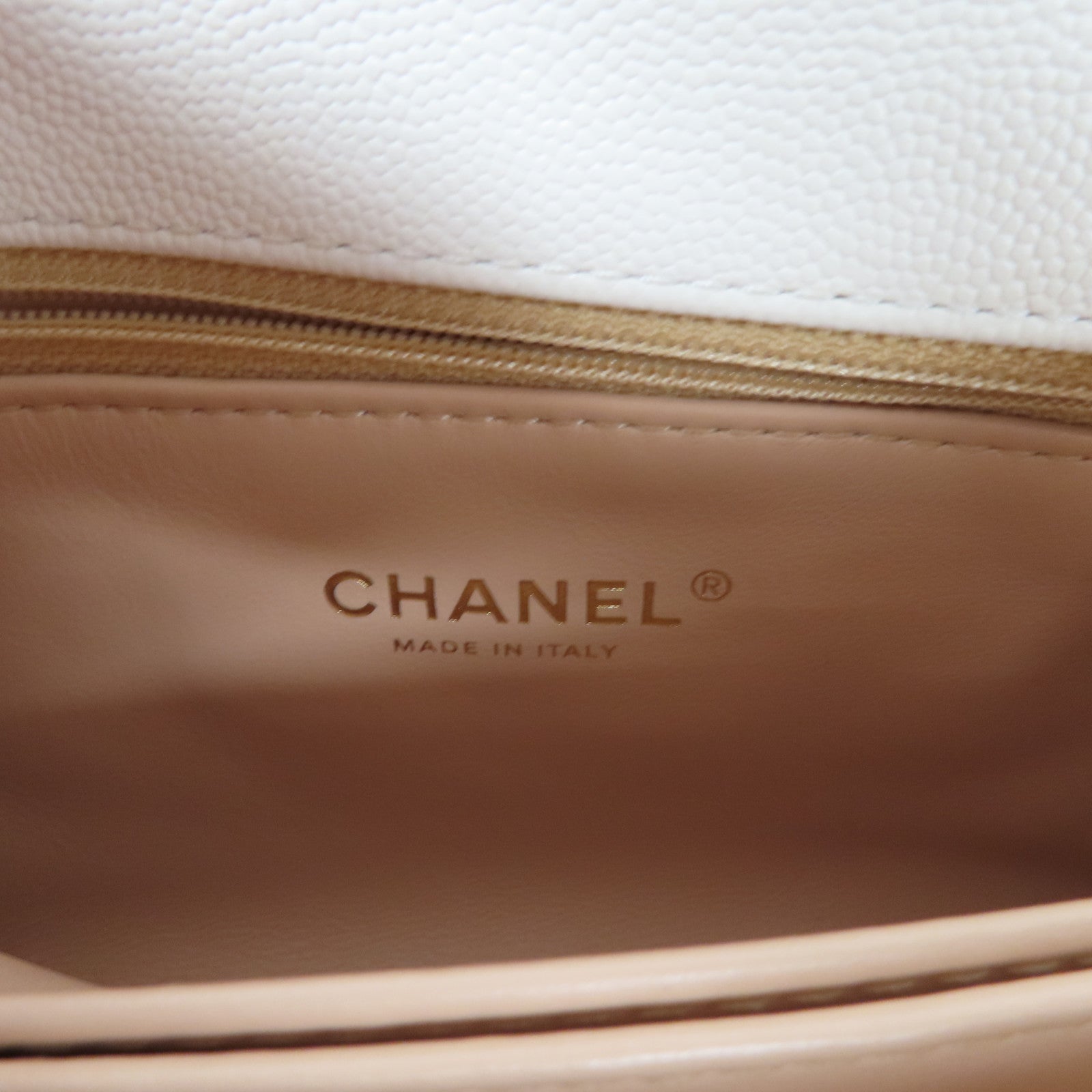 CHANEL 牛皮皮革CoCo Handle 2Way Shoulder Bag金扣鏈帶手挽肩背兩用袋