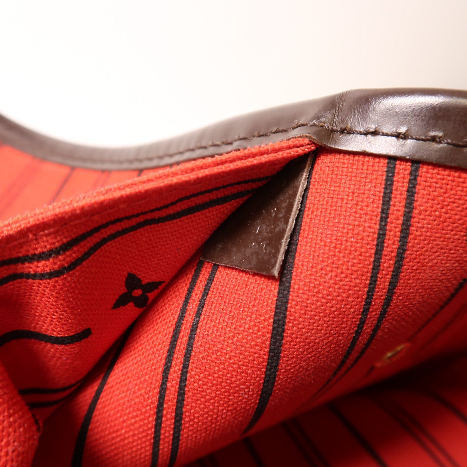 LOUIS VUITTON Damier Neverfull MM金扣肩背袋/手挽袋