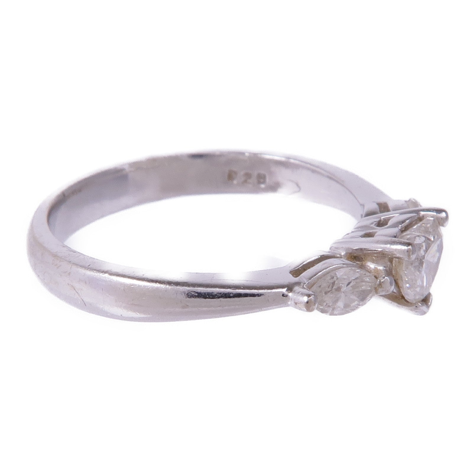 JEWELRY 【激減優惠】18K白金Diamond Ring鑽石戒指US#5