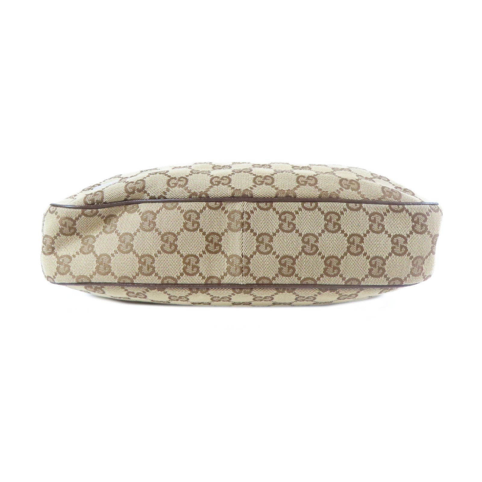 GUCCI 帆布Shoulder Bag銀扣肩背袋啡色