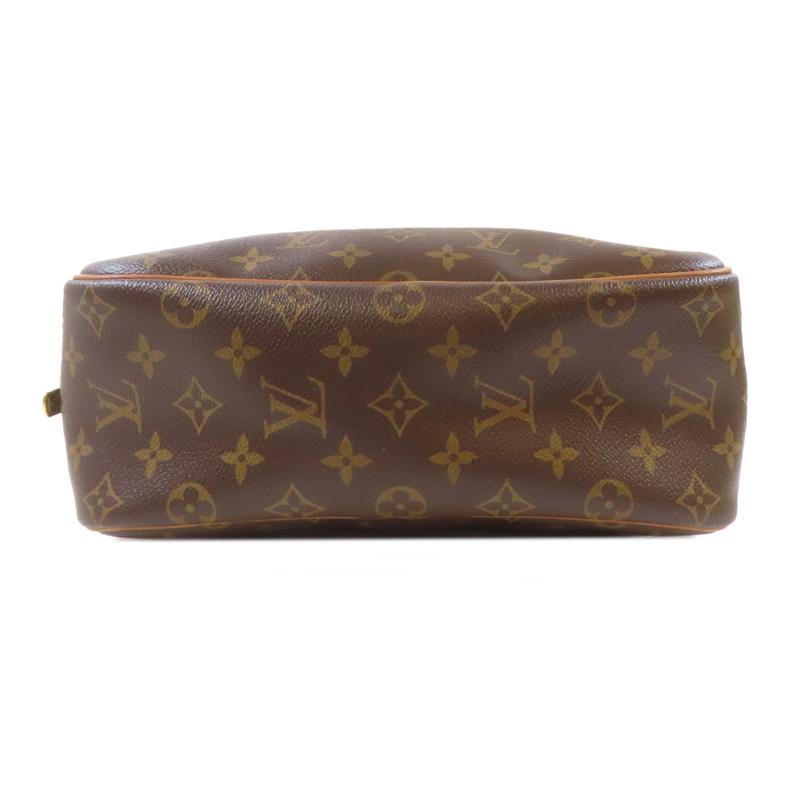 LOUIS VUITTON Monogram Trouville金扣手挽袋啡色