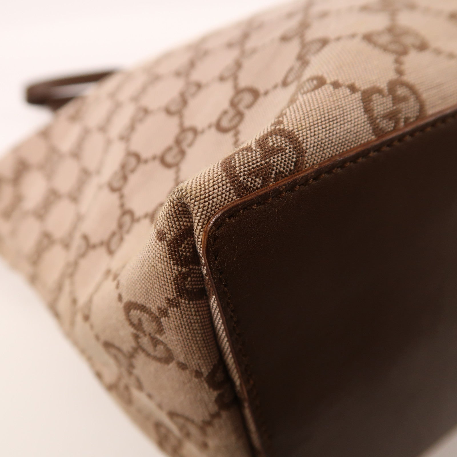 GUCCI 帆布Tote Bag金扣手挽袋