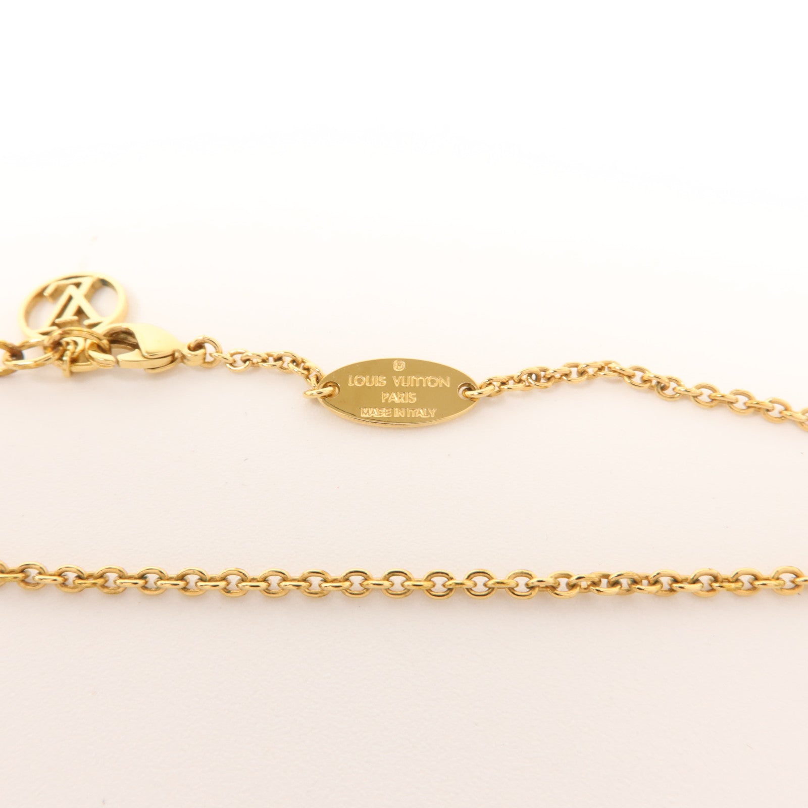 LOUIS VUITTON 金屬/水晶LV Iconic Necklace項鍊